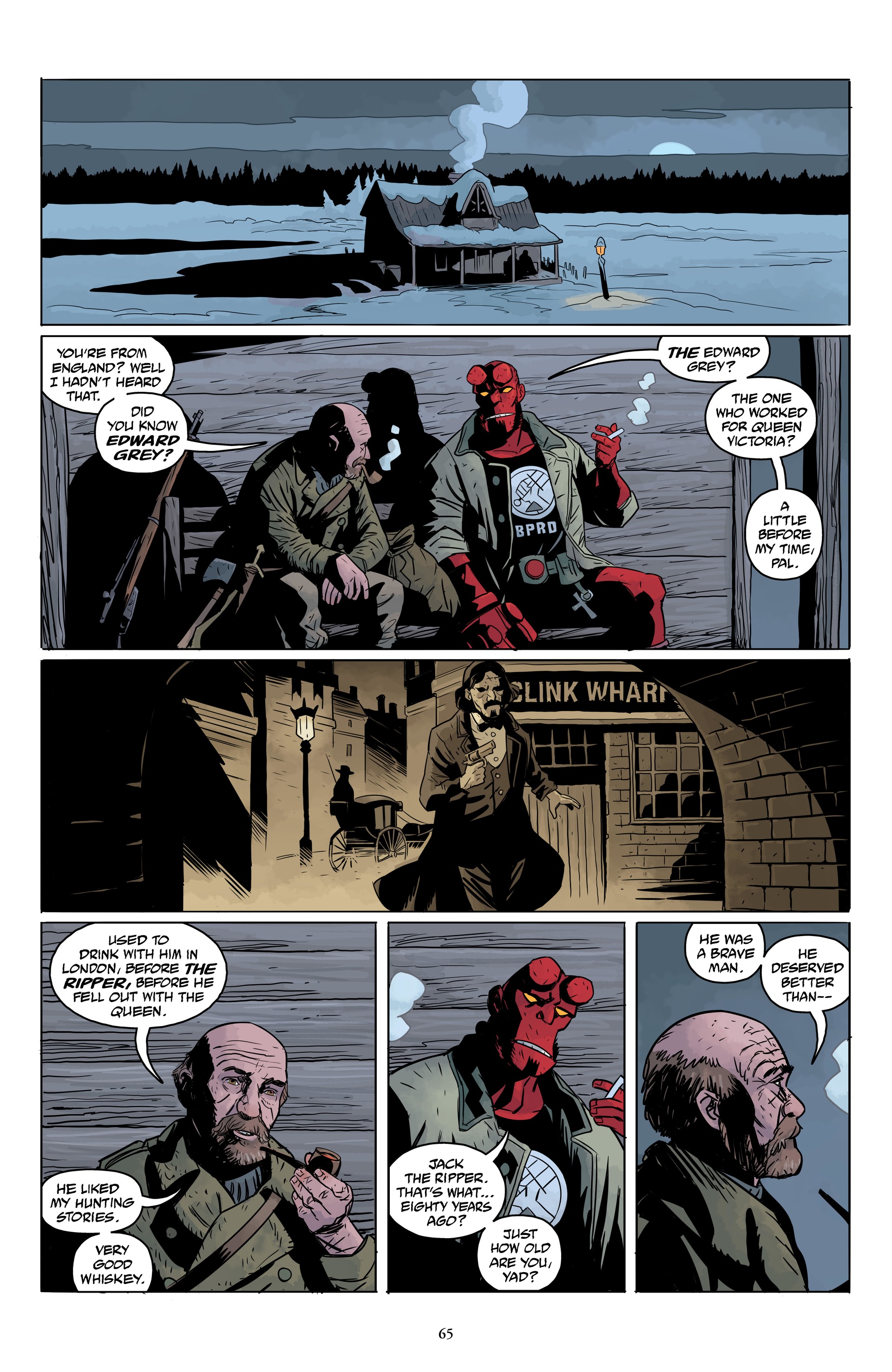 Read online Hellboy and the B.P.R.D.: The Return of Effie Kolb and Others comic -  Issue # TPB (Part 1) - 67