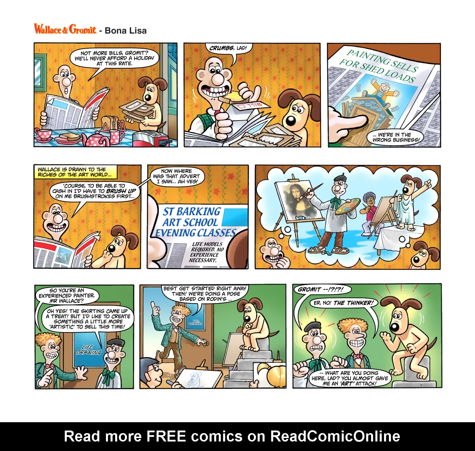 Read online Wallace & Gromit Dailies comic -  Issue #5 - 12