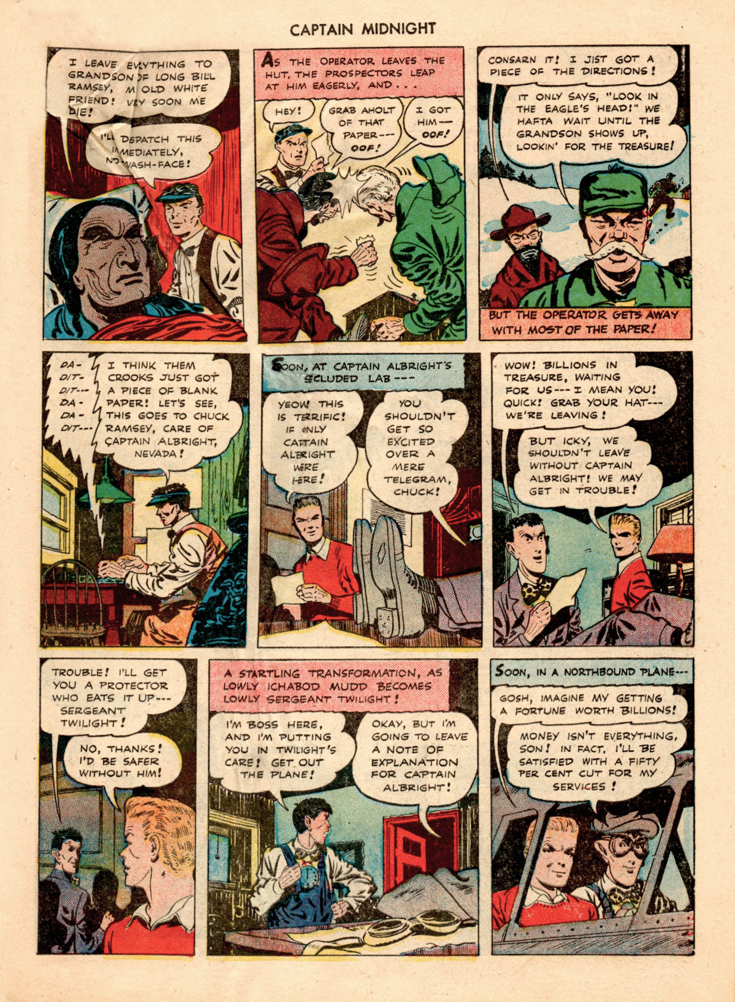Read online Captain Midnight (1942) comic -  Issue #34 - 15