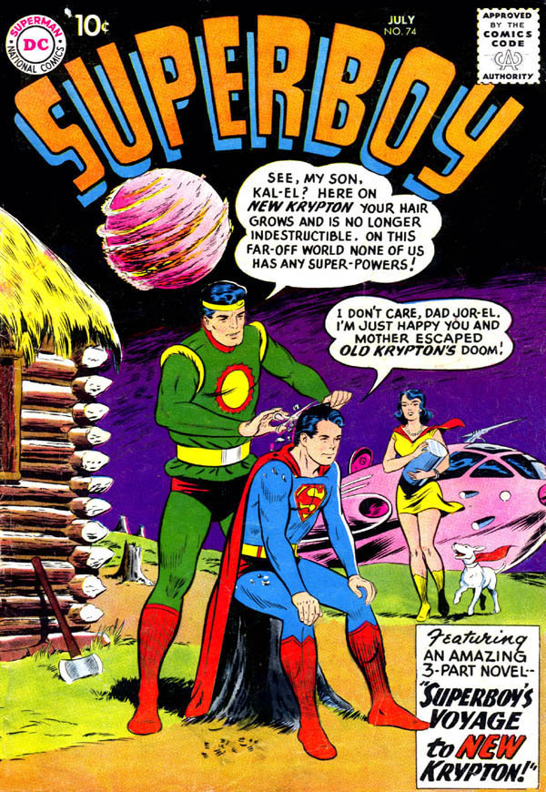 Read online Superboy (1949) comic -  Issue #74 - 1