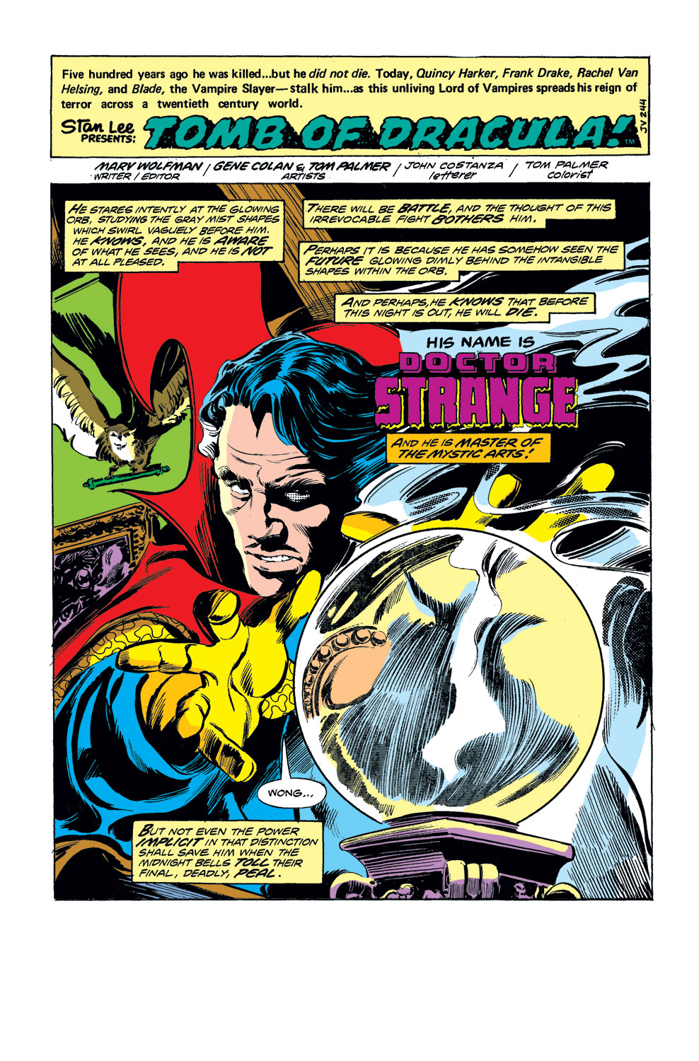 Read online Tomb of Dracula (1972) comic -  Issue #44 - 2