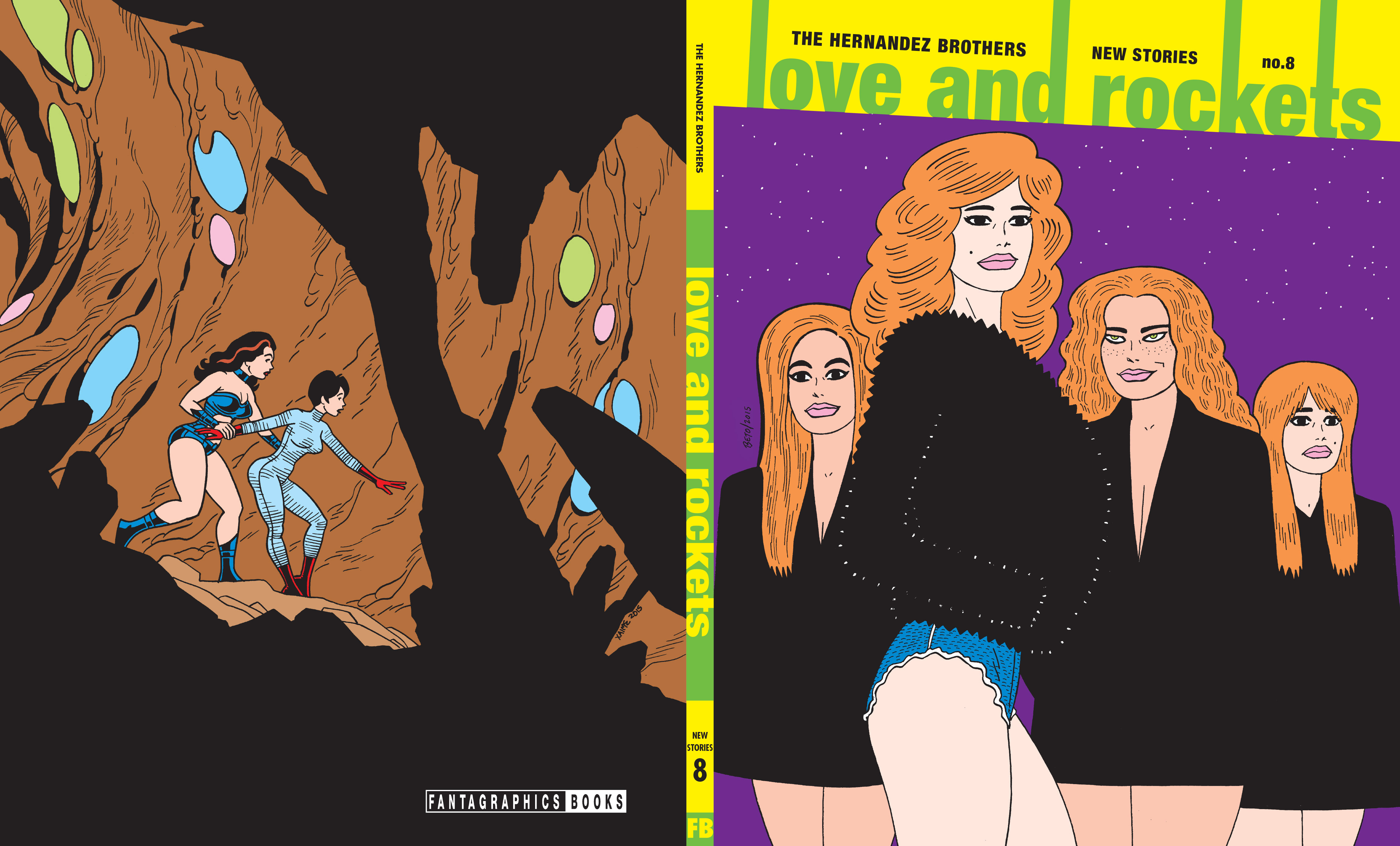 Read online Love and Rockets: New Stories comic -  Issue #8 - 1