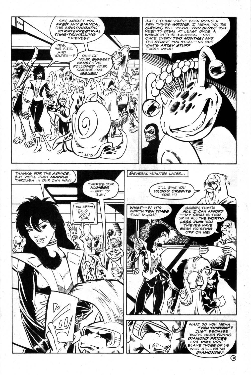 Read online Aristocratic Xtraterrestrial Time-Traveling Thieves comic -  Issue #4 - 14