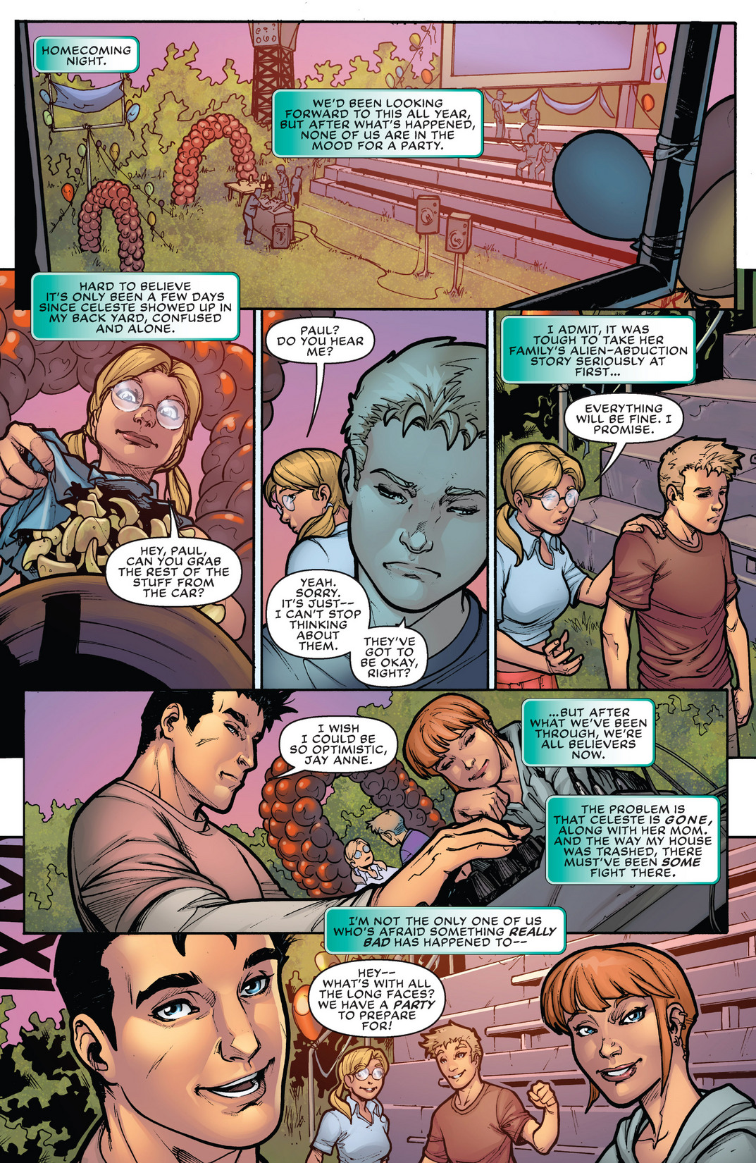 Read online Homecoming comic -  Issue #4 - 4