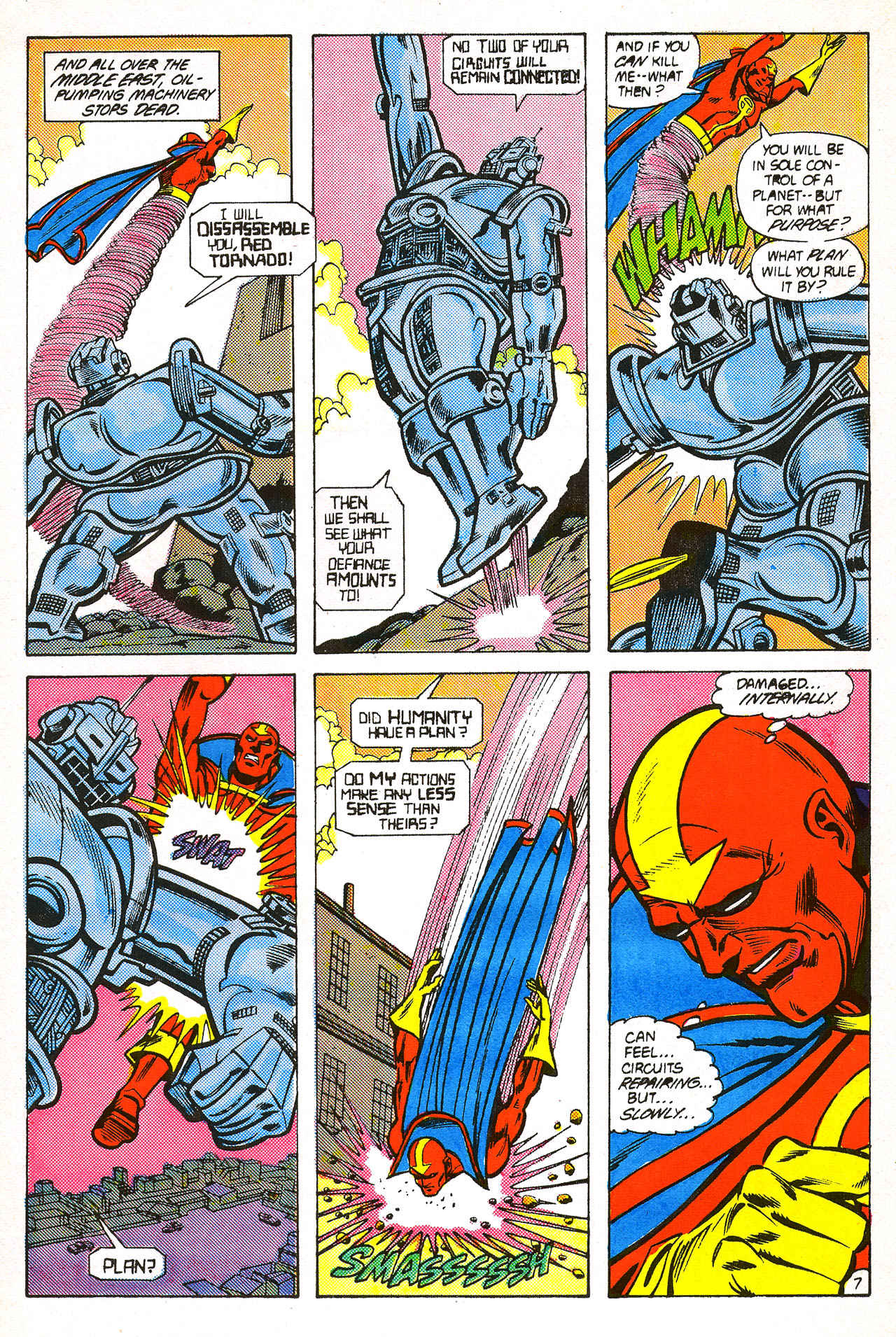 Read online Red Tornado (1985) comic -  Issue #4 - 10