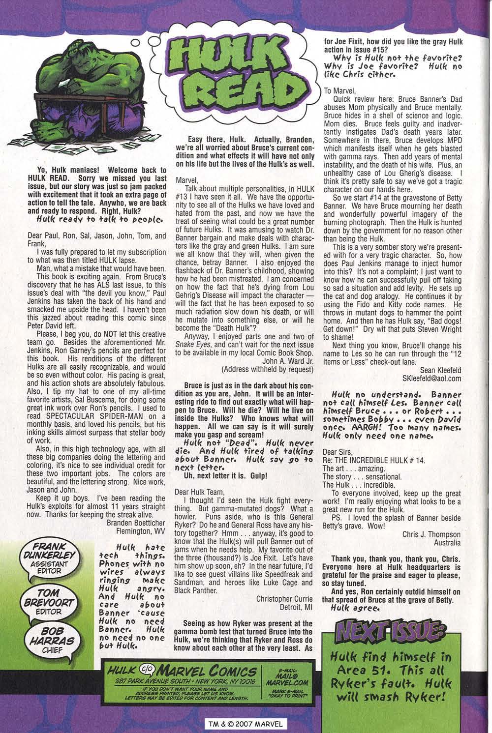 The Incredible Hulk (2000) Issue #17 #6 - English 34