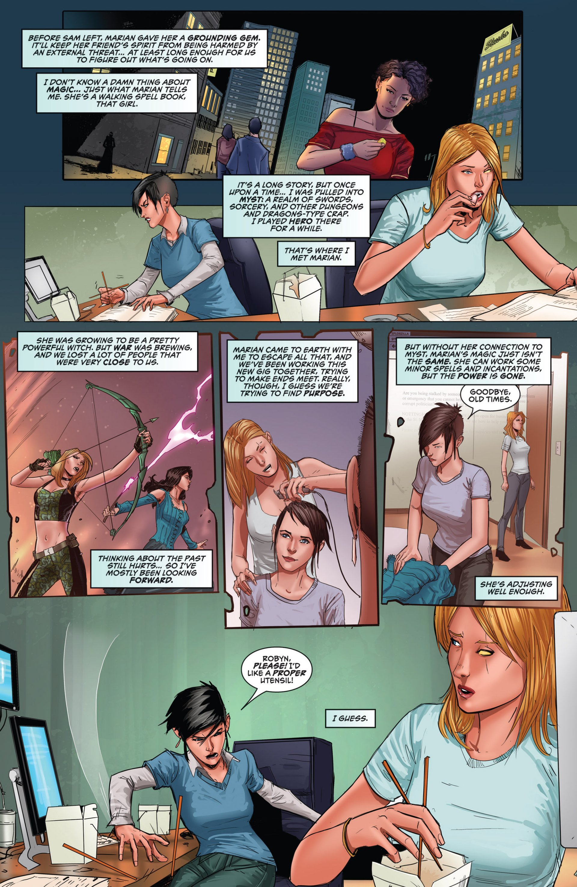 Read online Grimm Fairy Tales presents Robyn Hood (2014) comic -  Issue #1 - 14