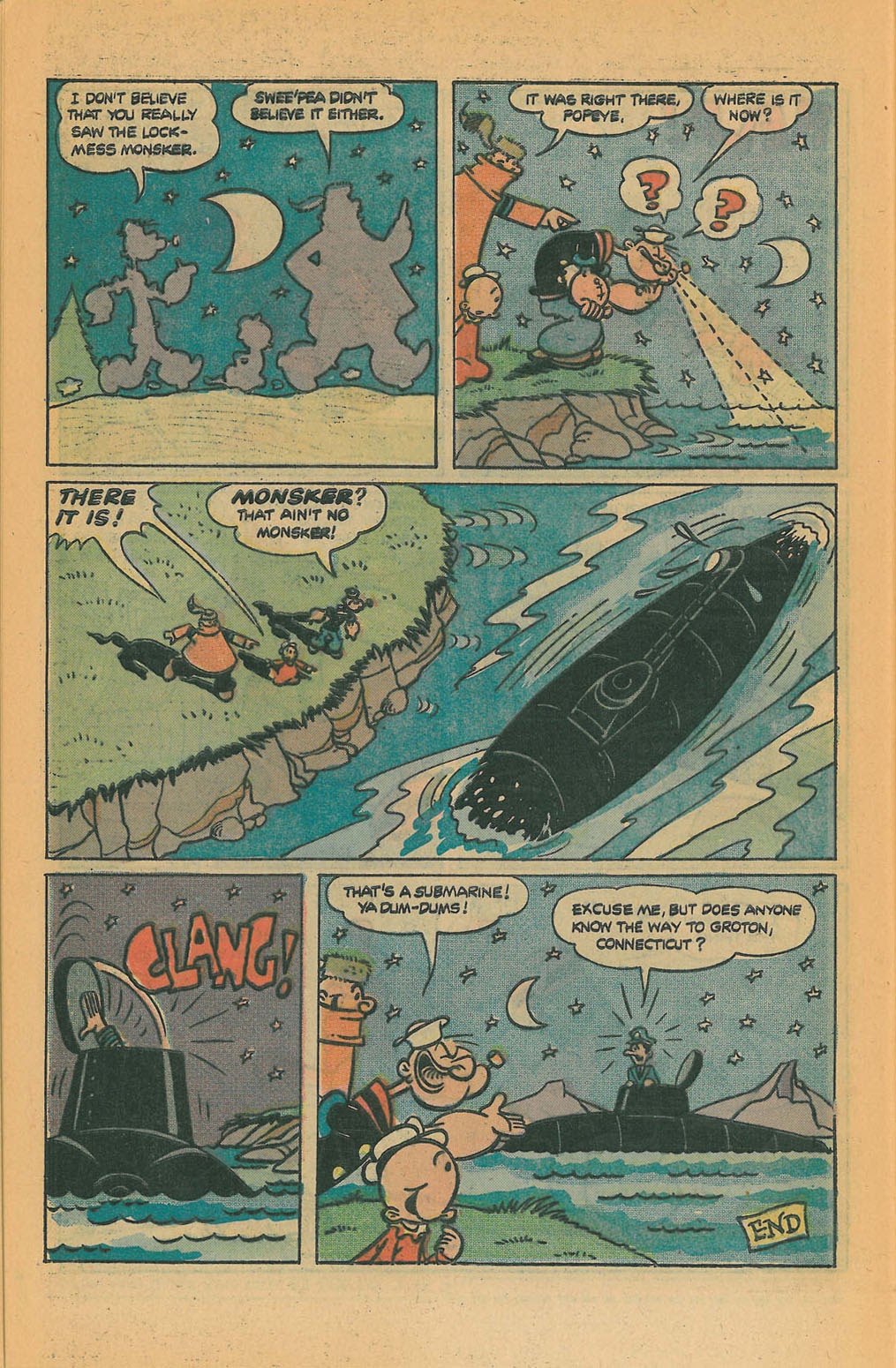 Read online Popeye (1948) comic -  Issue #129 - 32