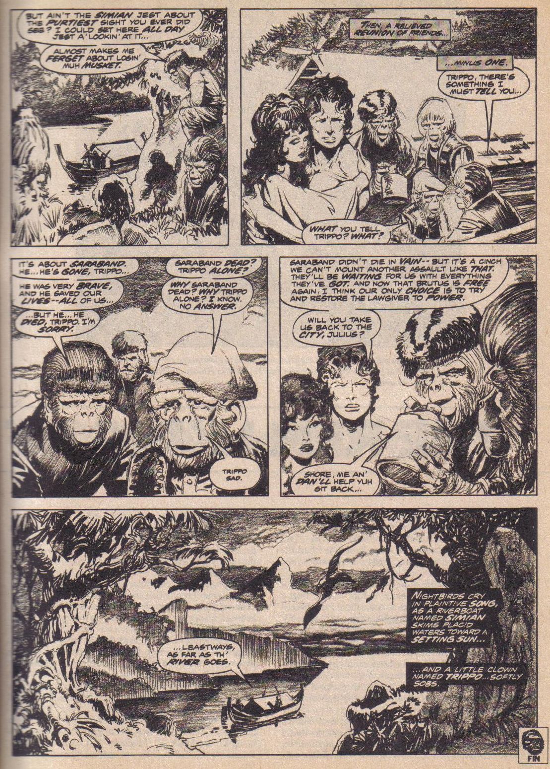 Read online Planet of the Apes comic -  Issue #8 - 29