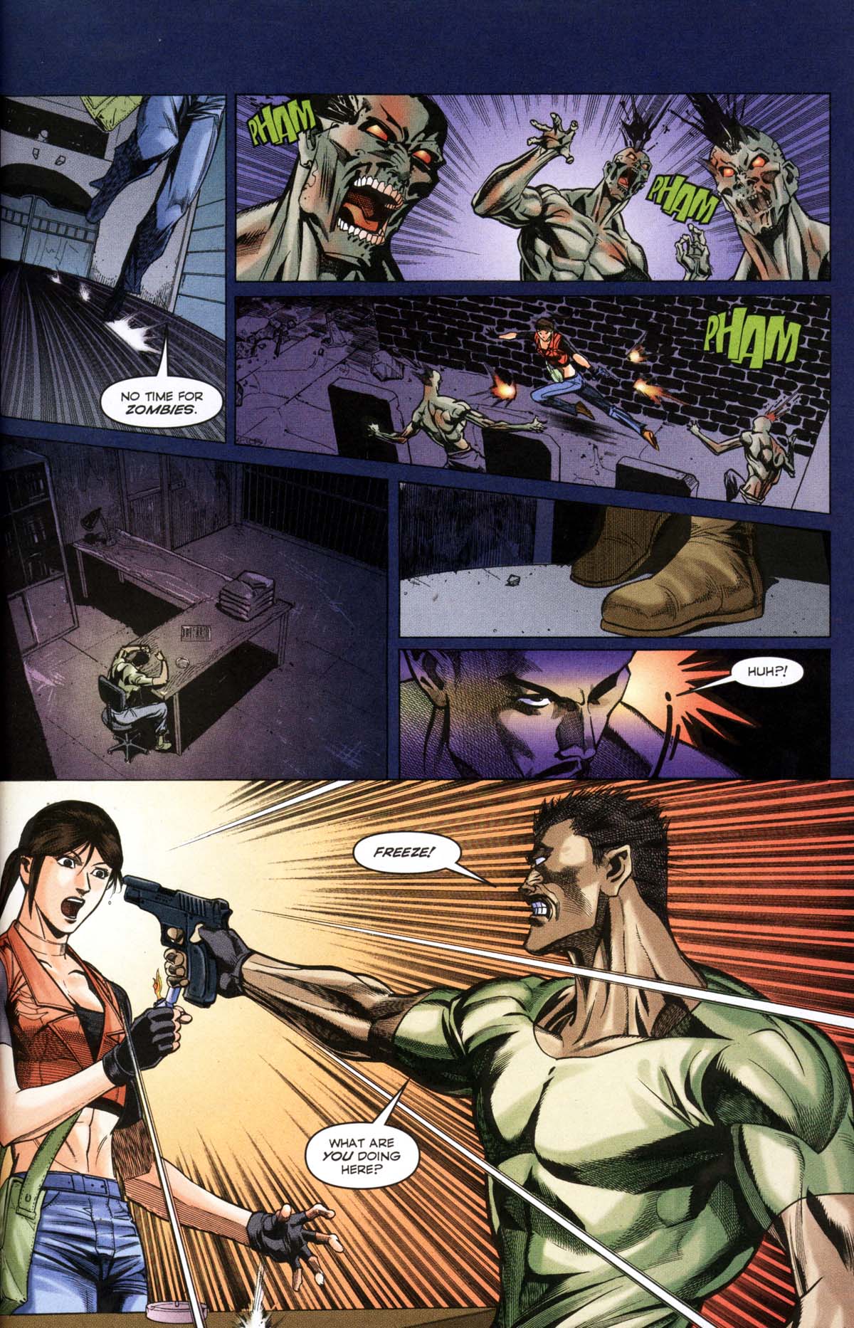 Read online Resident Evil Code: Veronica comic -  Issue #1 - 130