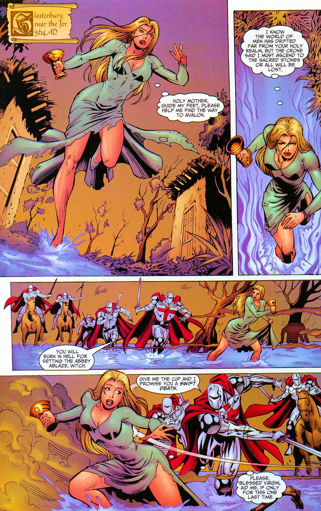 Read online Lady Pendragon comic -  Issue #6 - 13