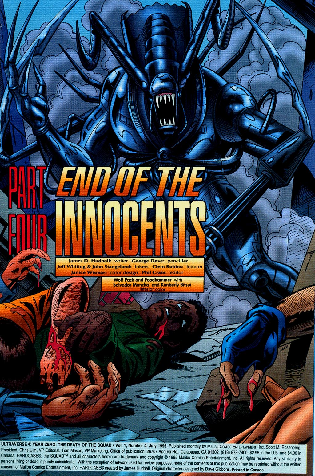 Read online Ultraverse Year Zero: Death of the Squad comic -  Issue #4 - 2