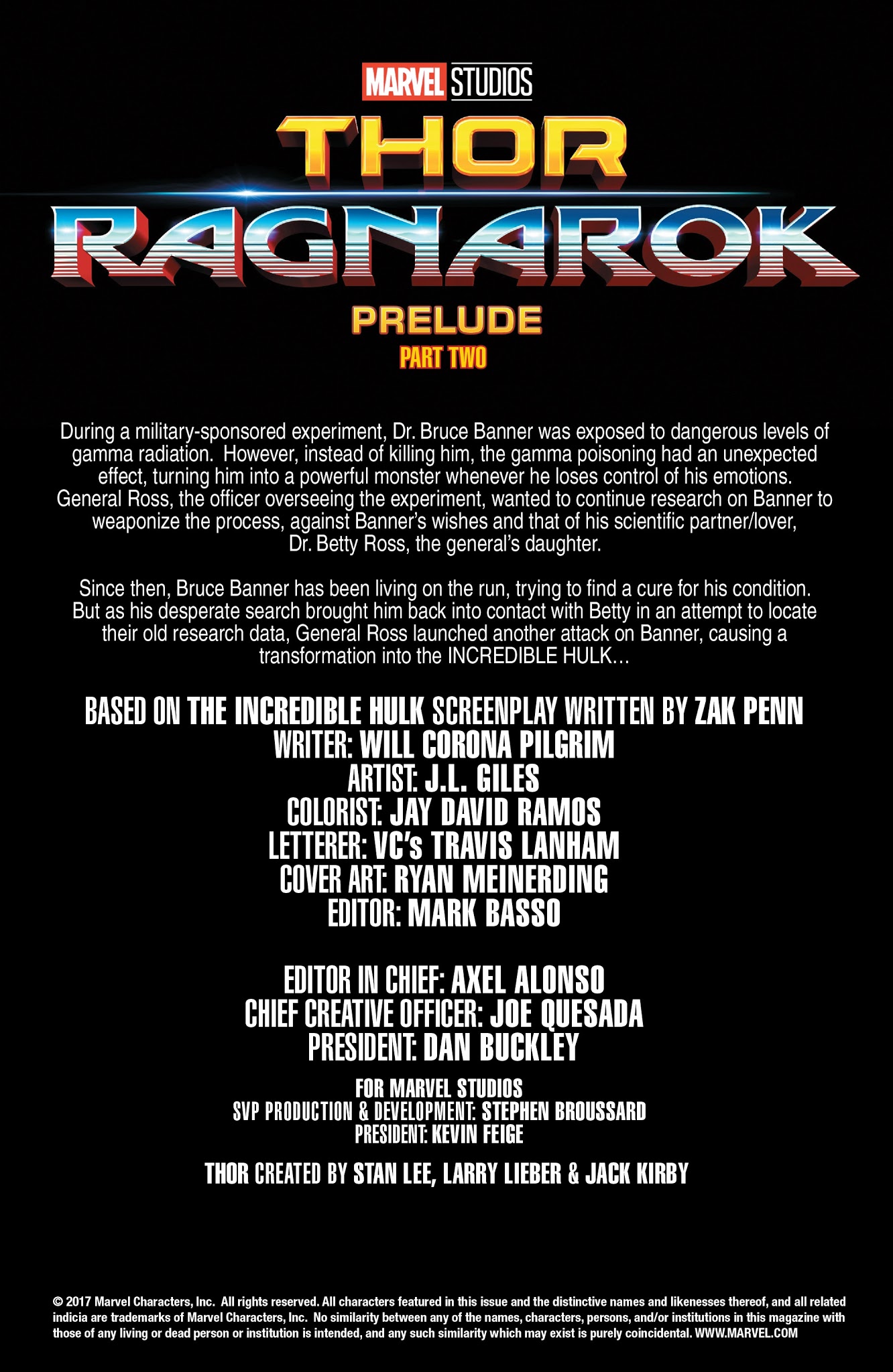 Read online Marvel's Thor: Ragnarok Prelude comic -  Issue #2 - 2