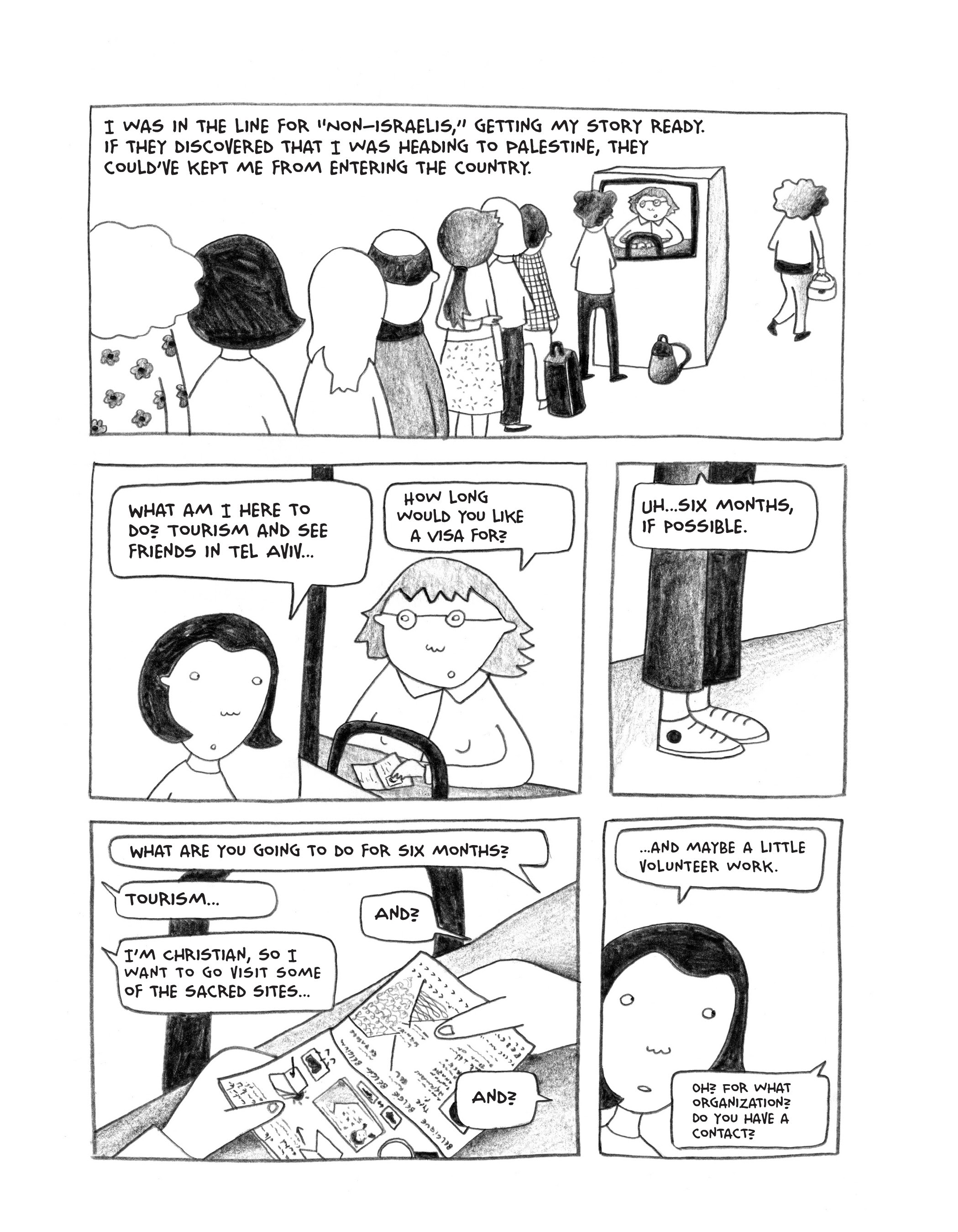 Read online Green Almonds: Letters from Palestine comic -  Issue # TPB (Part 1) - 9