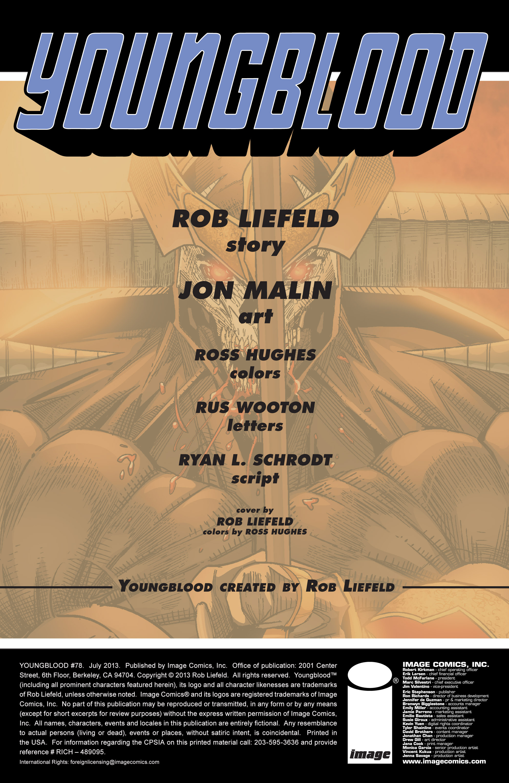 Read online Youngblood (2012) comic -  Issue #78 - 2