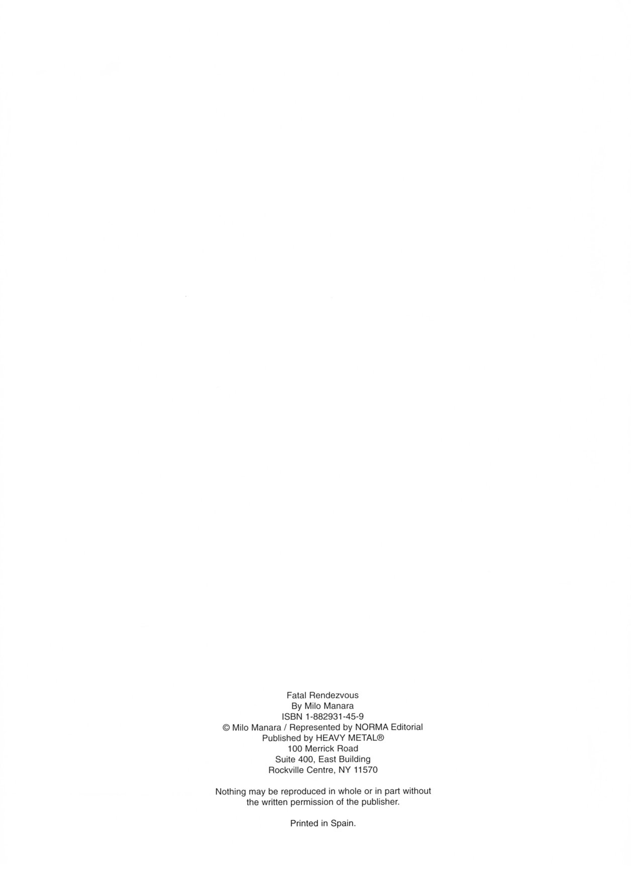 Read online Fatal Rendezvous comic -  Issue # Full - 3
