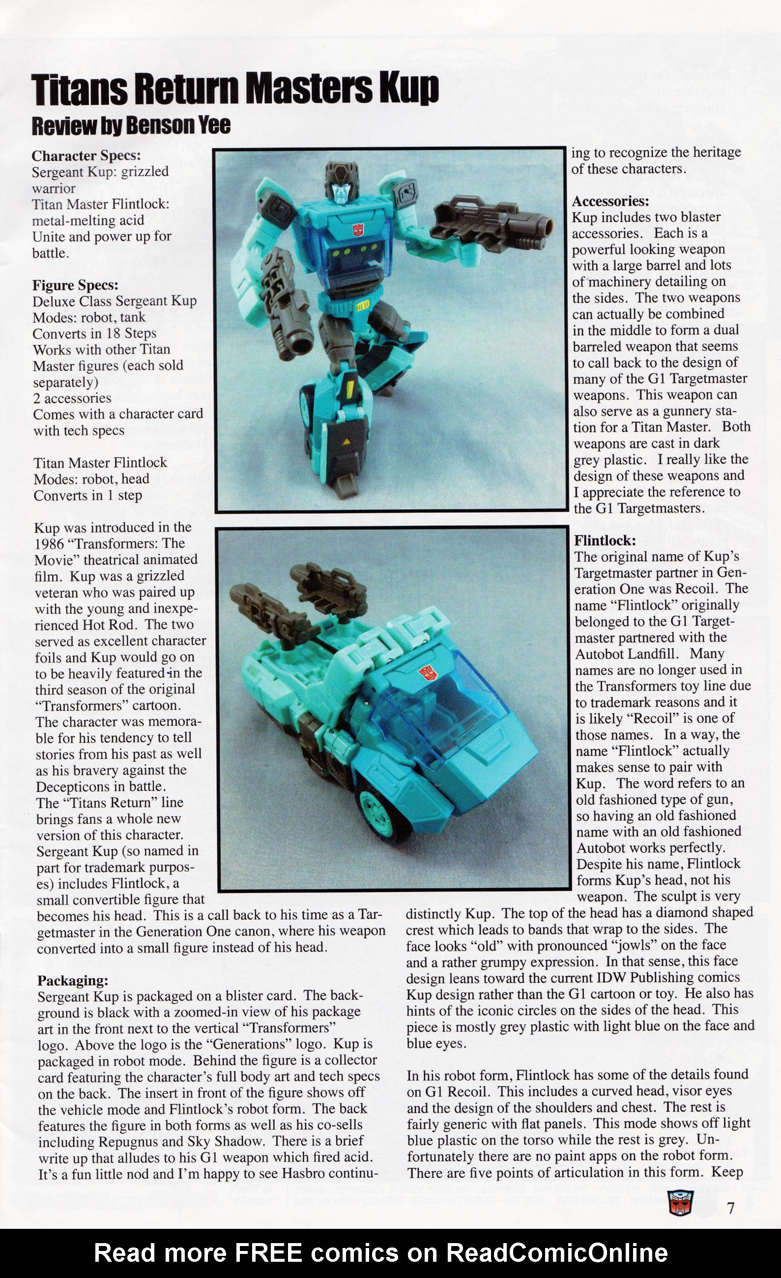 Read online Transformers: Collectors' Club comic -  Issue #72 - 7