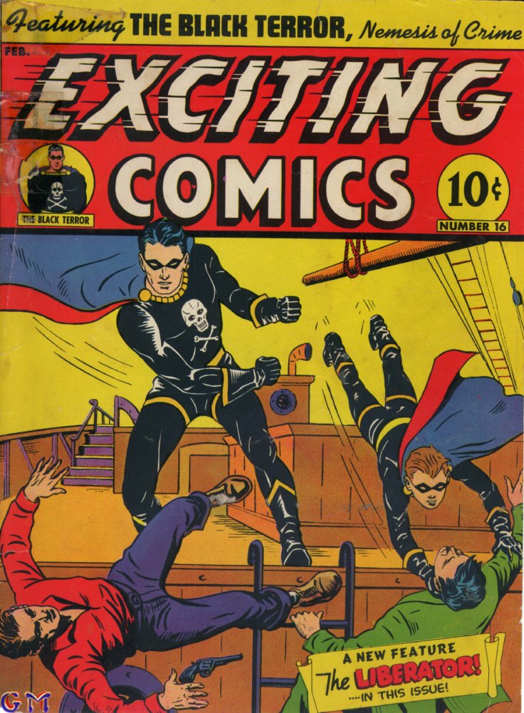 Read online Exciting Comics comic -  Issue #16 - 1