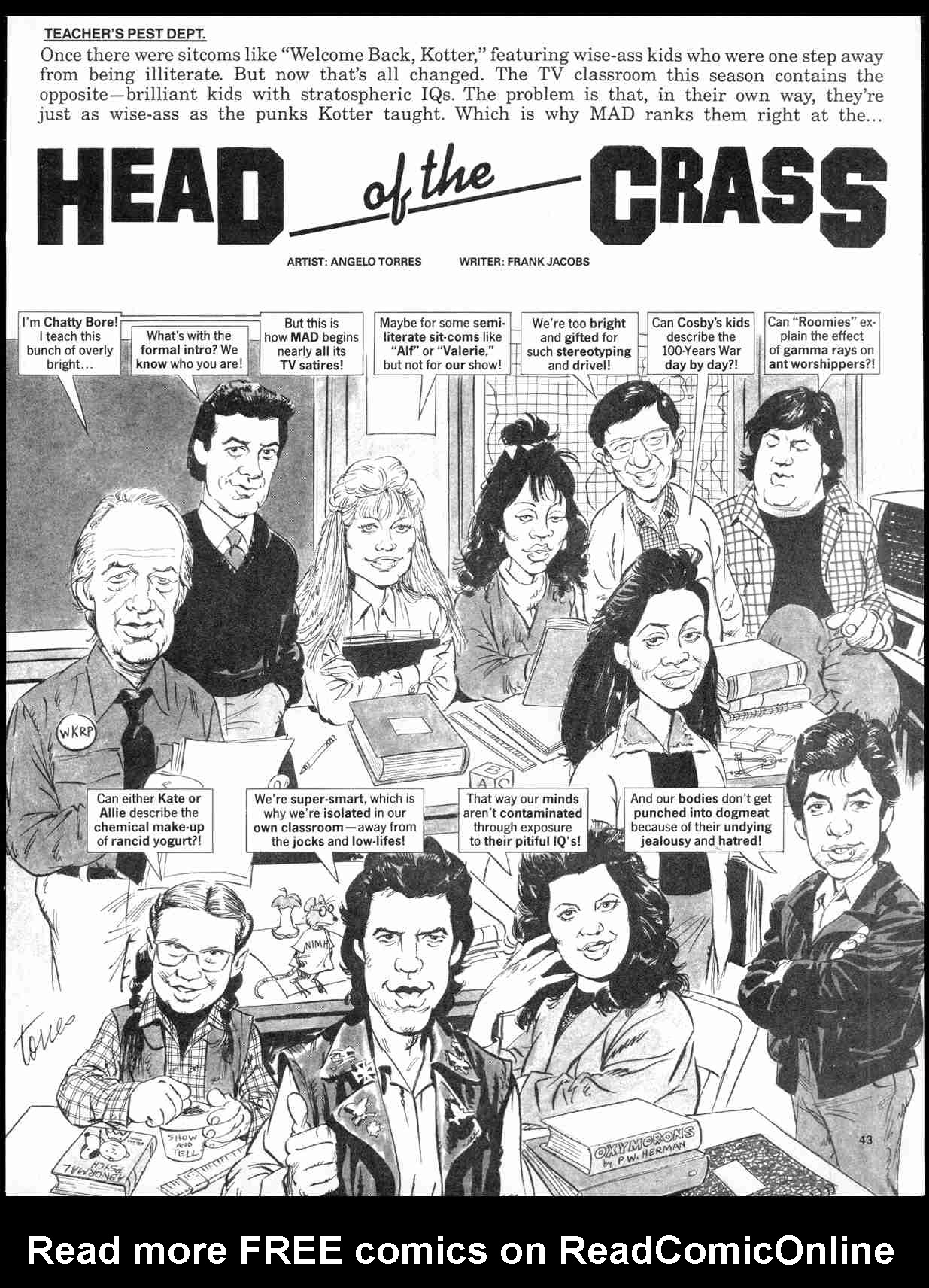 Read online MAD comic -  Issue #275 - 45