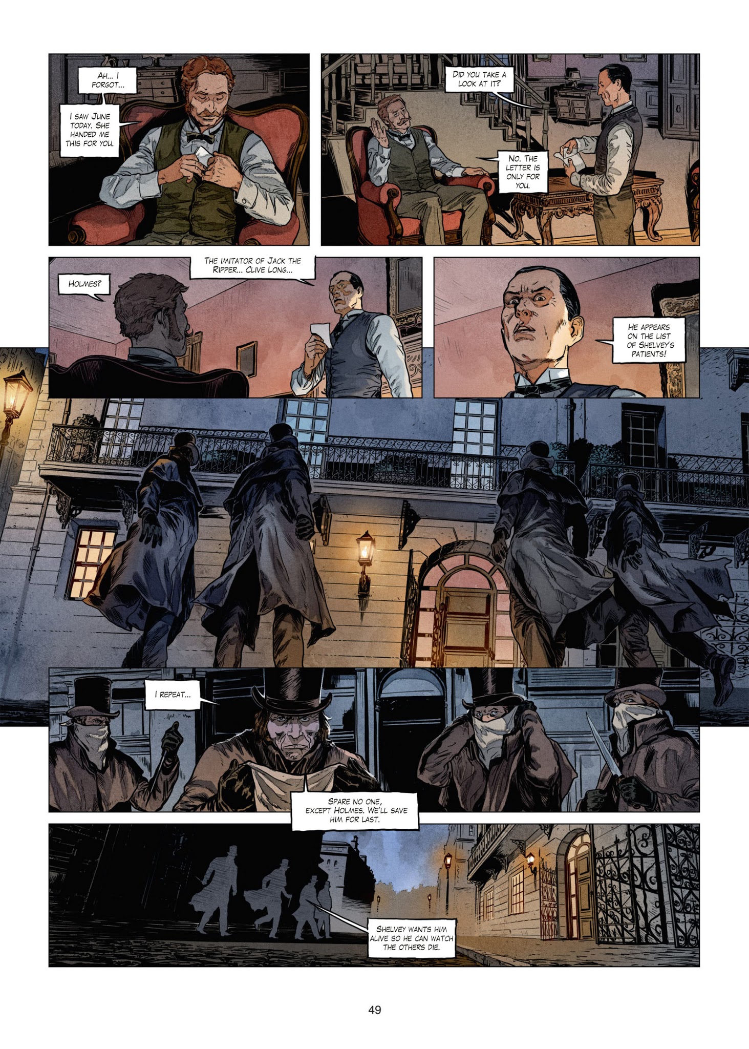 Read online Sherlock Holmes Society comic -  Issue #2 - 49