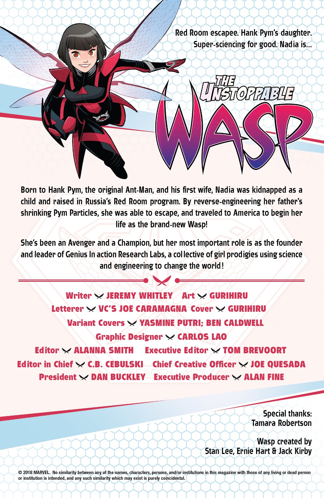 Read online The Unstoppable Wasp (2018) comic -  Issue #1 - 2