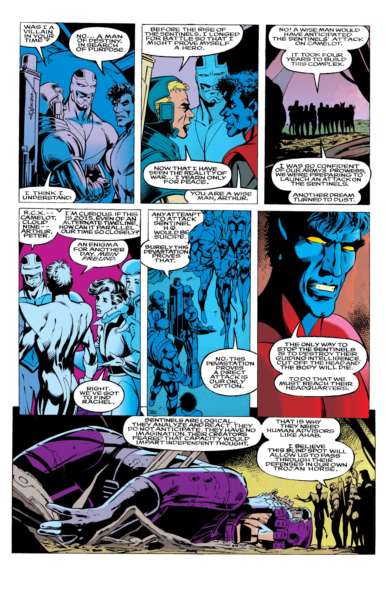 Read online Excalibur Visionaries: Alan Davis comic -  Issue # TPB 3 (Part 2) - 91