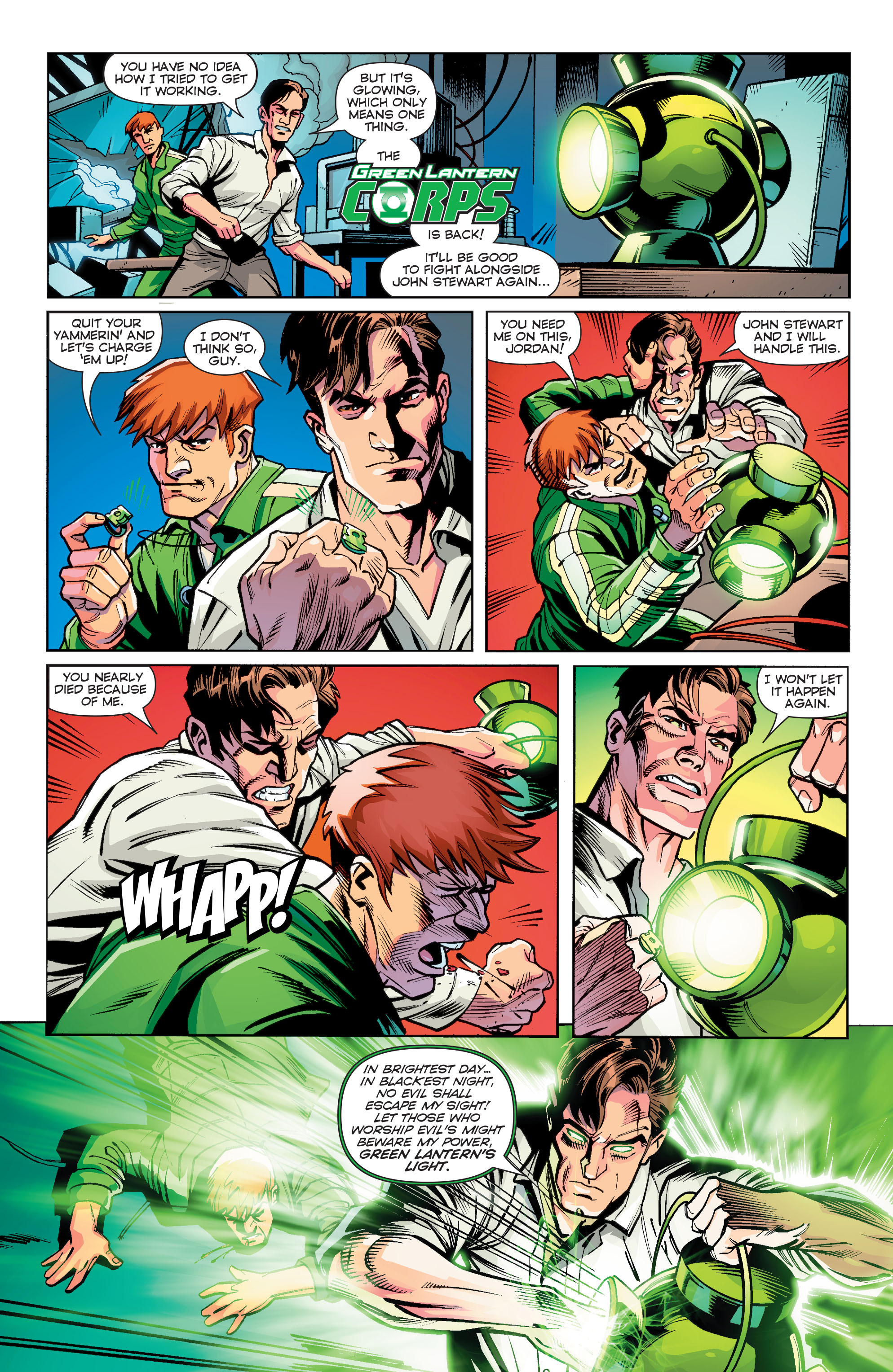 Read online Convergence Green Lantern Corps comic -  Issue #1 - 22