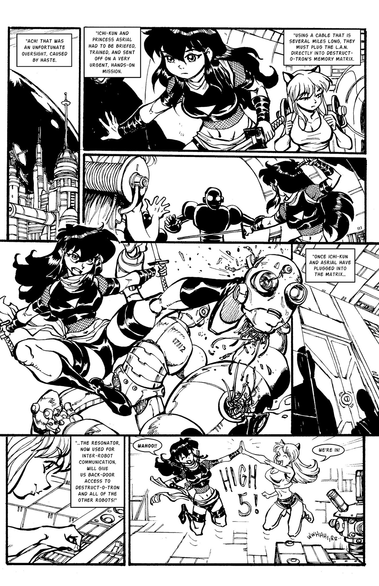 Read online Super Ninja High School comic -  Issue # Full - 8