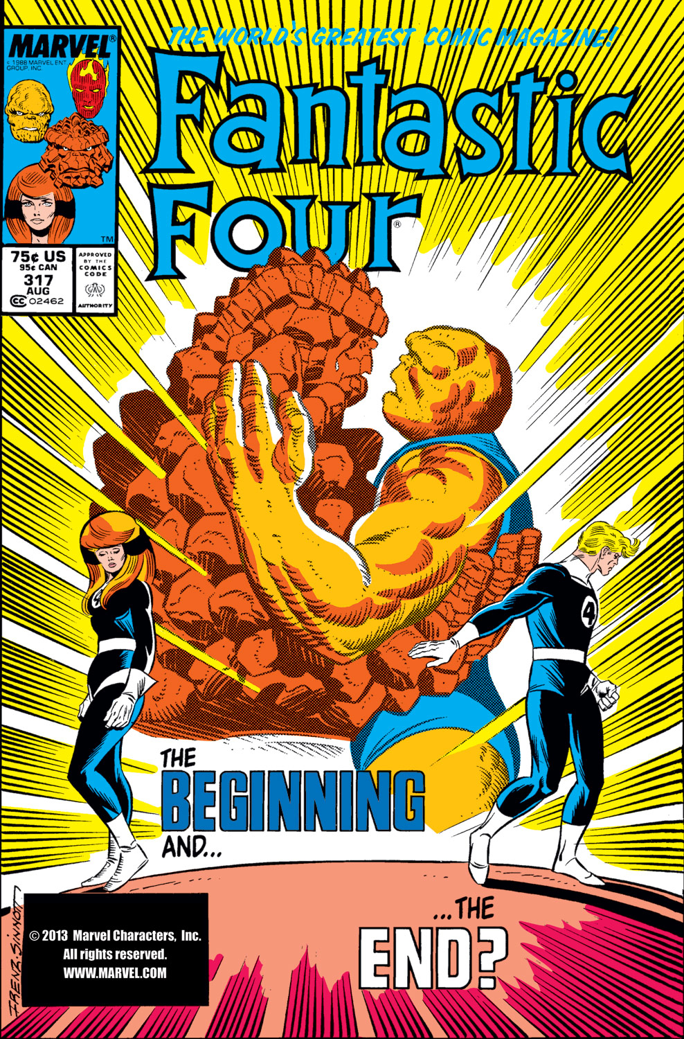Read online Fantastic Four (1961) comic -  Issue #317 - 1