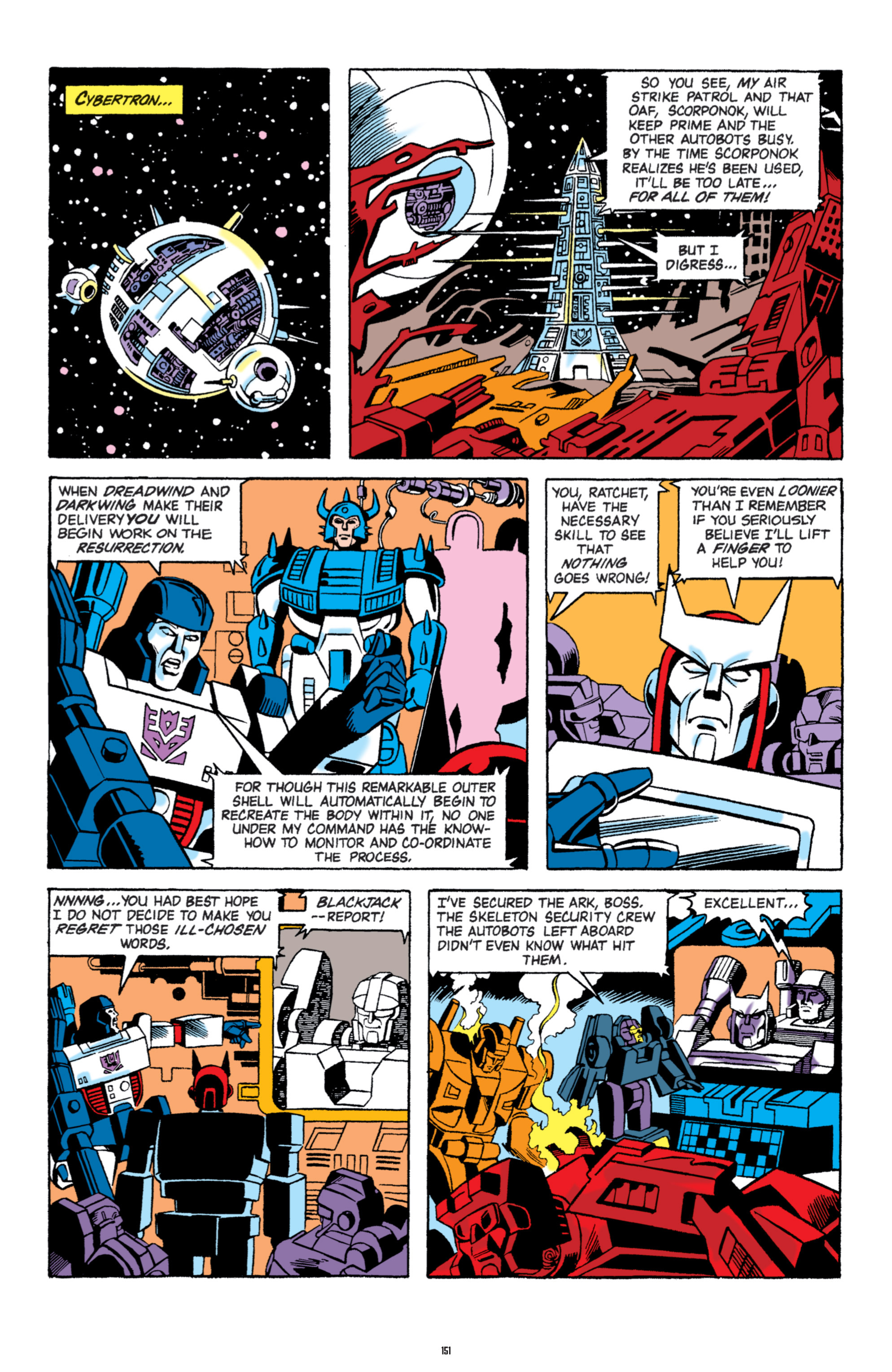 Read online The Transformers Classics comic -  Issue # TPB 5 - 152