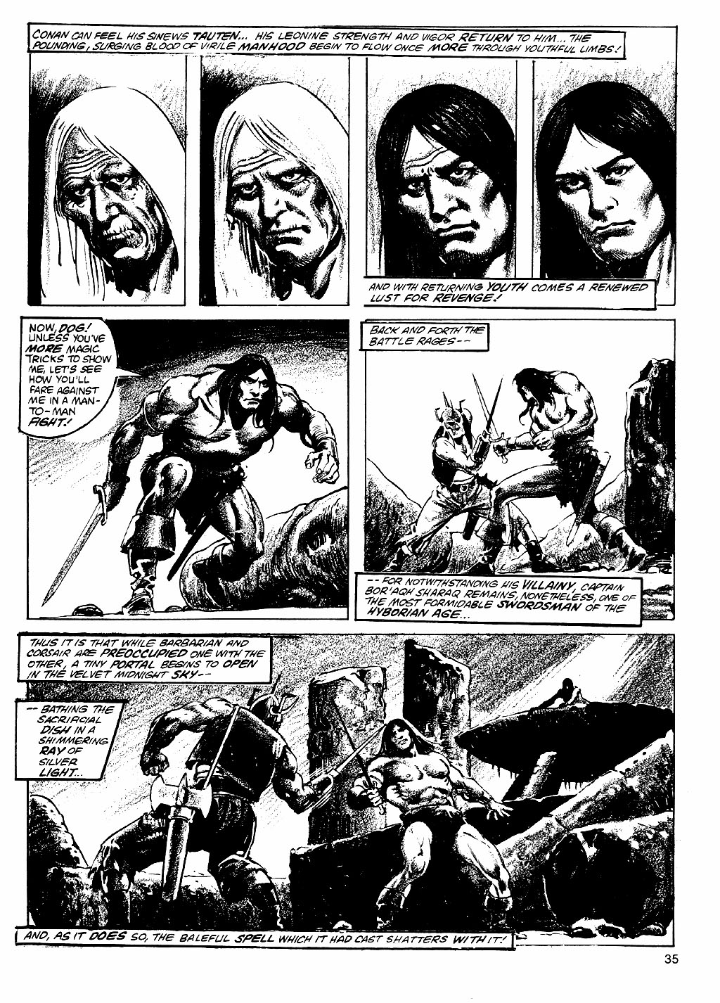 Read online The Savage Sword Of Conan comic -  Issue #83 - 35