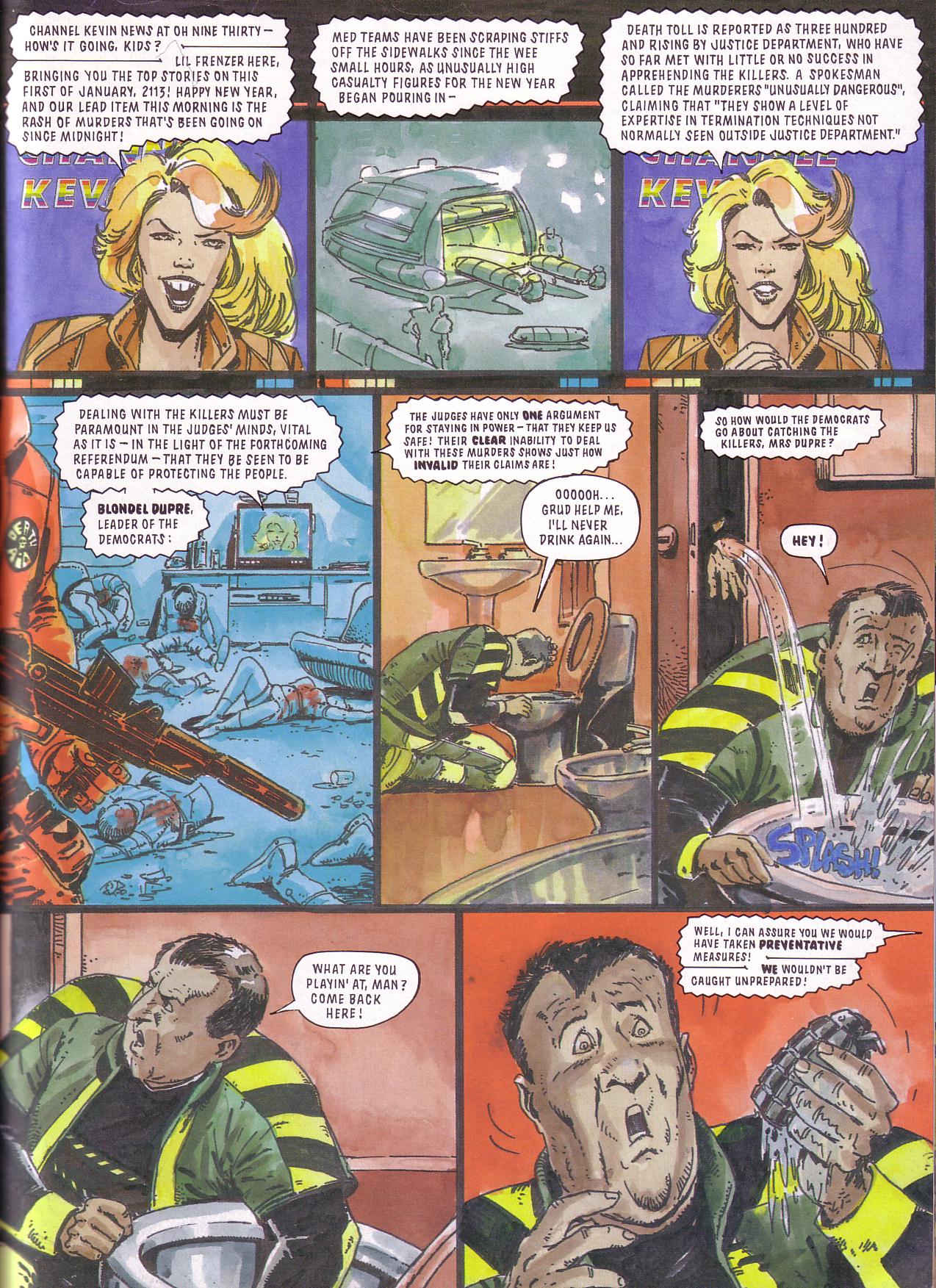 Read online Judge Dredd: Death Aid comic -  Issue # TPB - 25