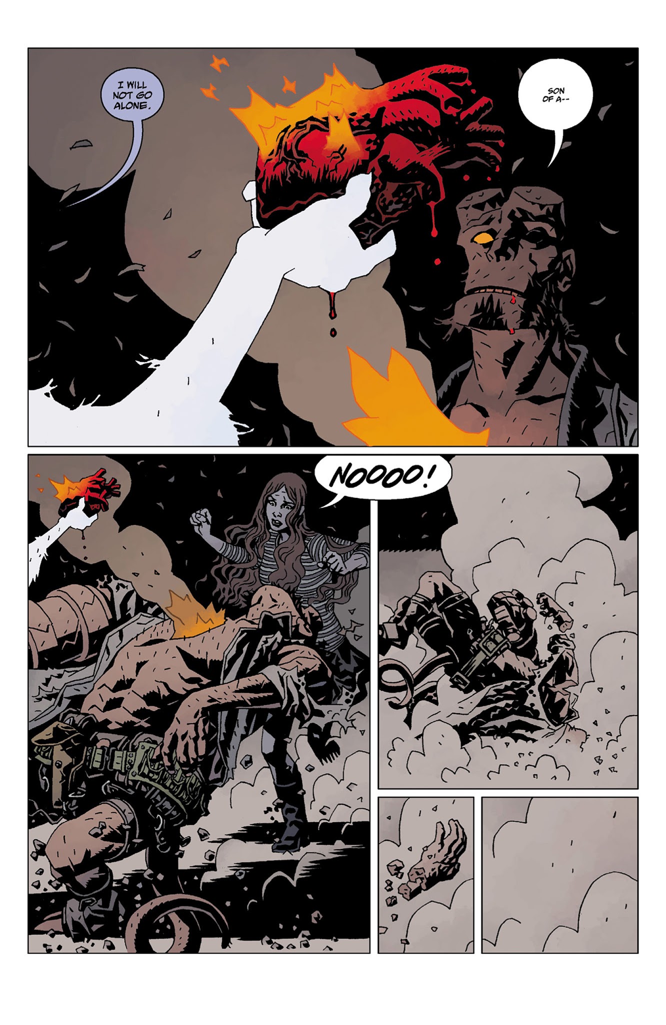 Read online Hellboy: The Storm And The Fury comic -  Issue # TPB - 157
