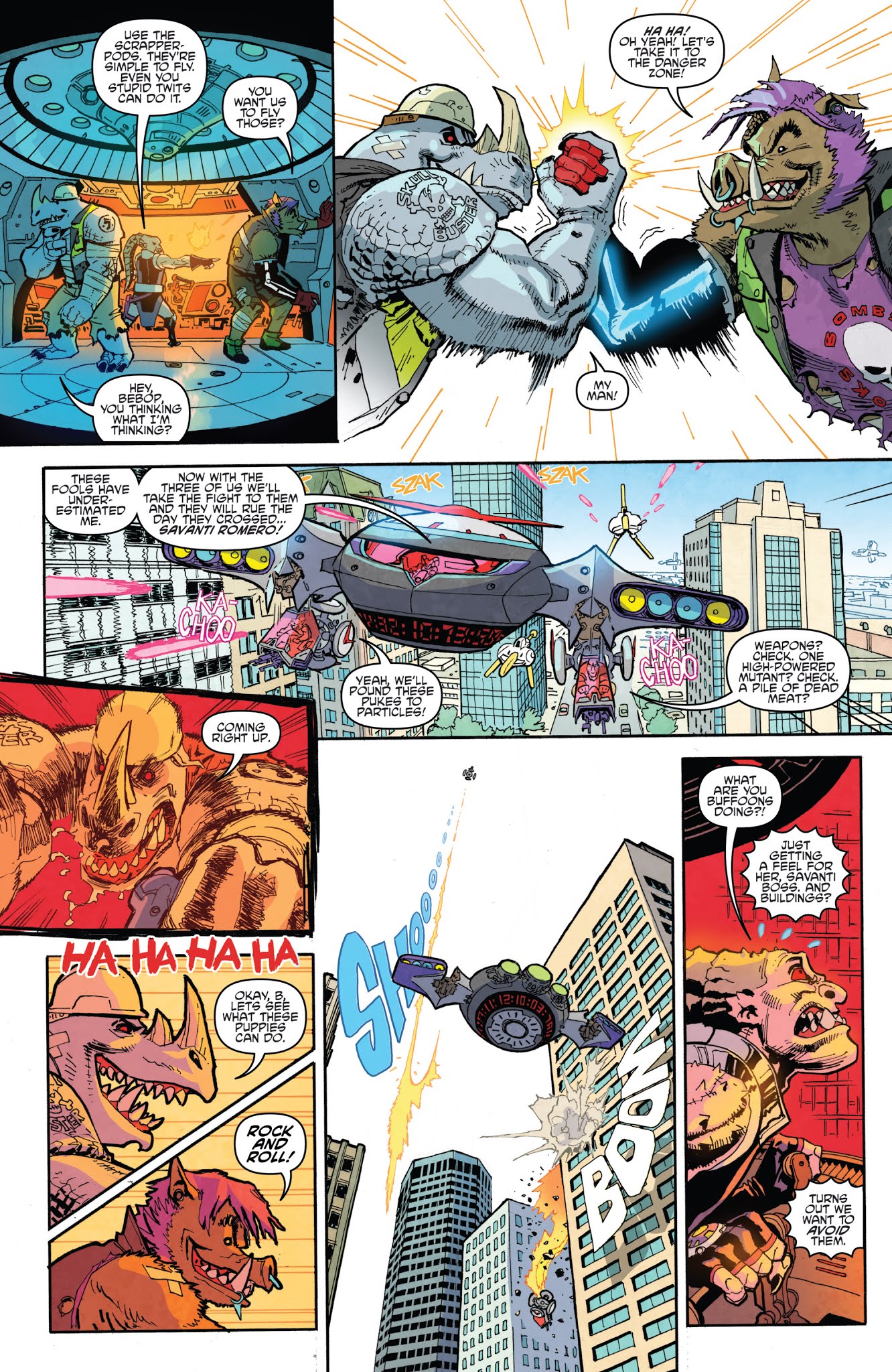 Read online Teenage Mutant Ninja Turtles: Bebop & Rocksteady Hit the Road comic -  Issue #3 - 10