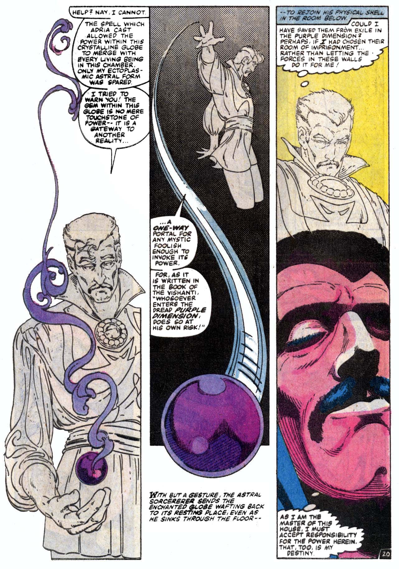 Read online Doctor Strange (1974) comic -  Issue #56 - 21