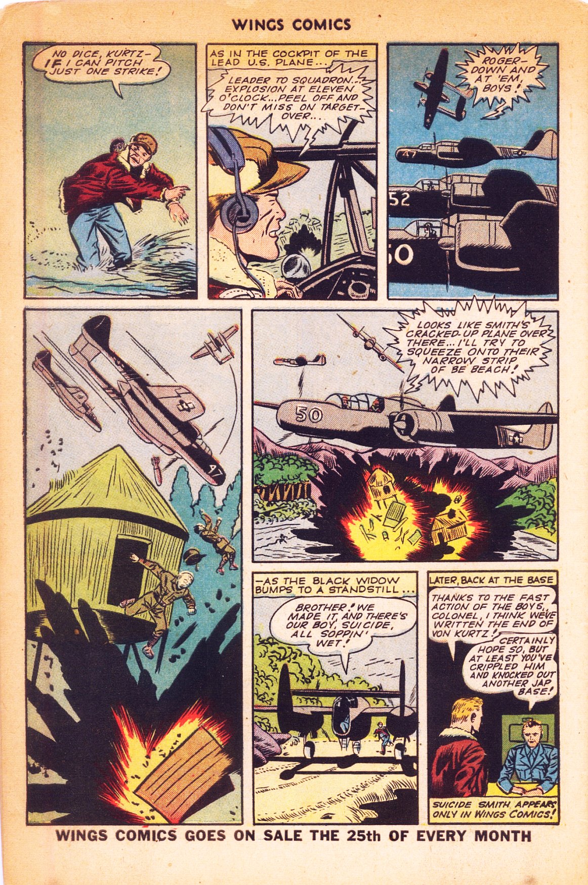 Read online Wings Comics comic -  Issue #55 - 50