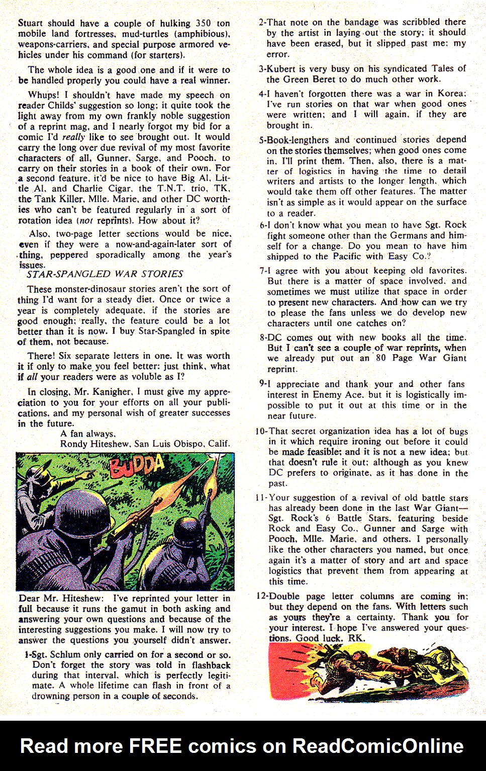 Read online Our Army at War (1952) comic -  Issue #186 - 22
