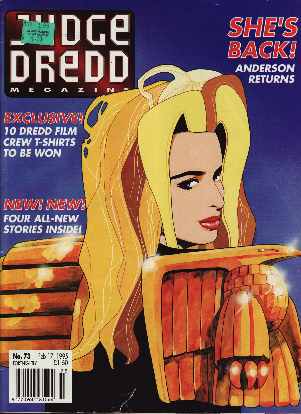 Read online Judge Dredd: The Megazine (vol. 2) comic -  Issue #73 - 1