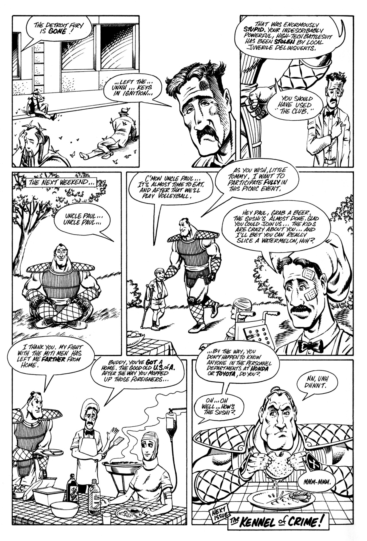 Read online Paul the Samurai (1992) comic -  Issue #2 - 28