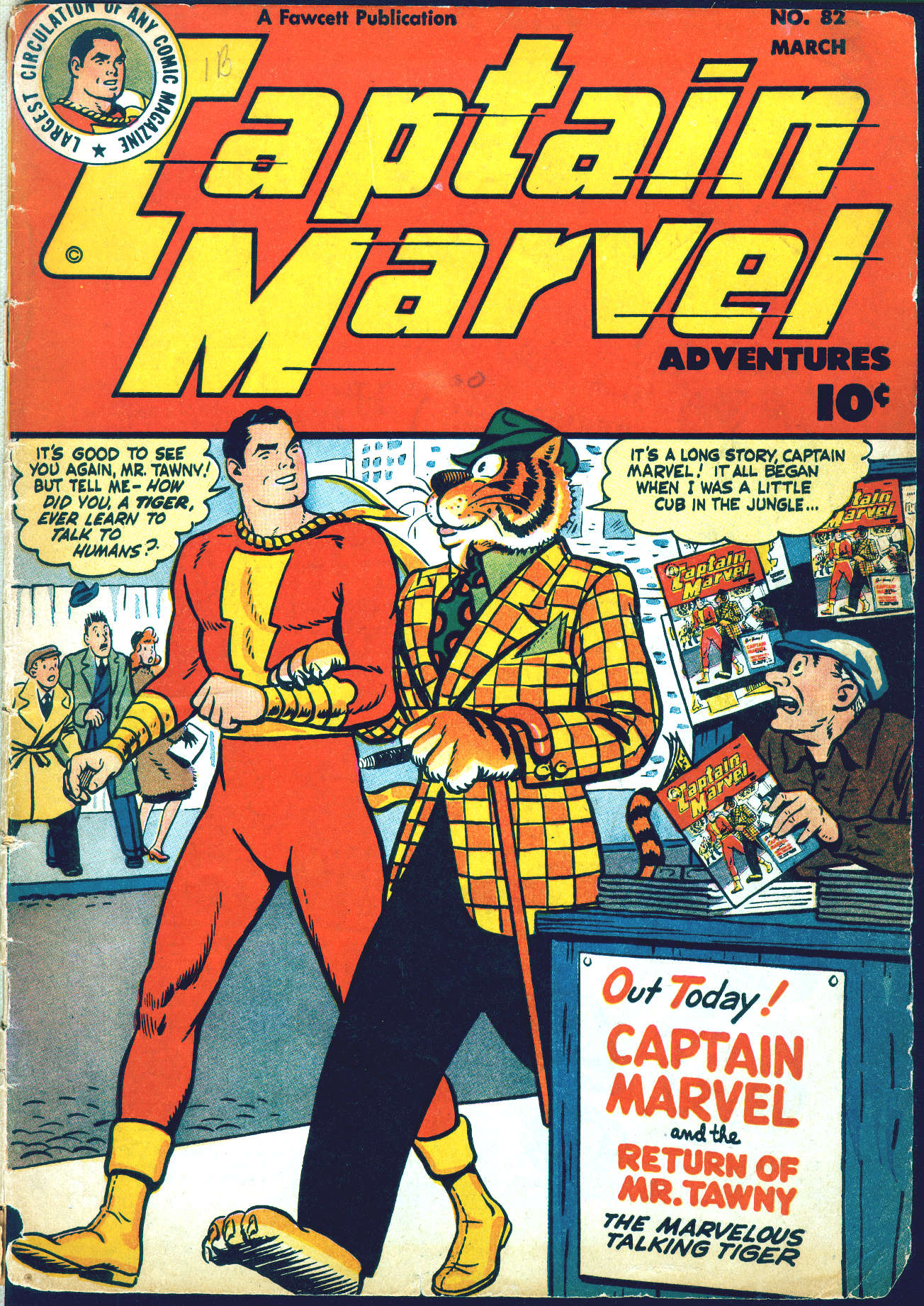 Read online Captain Marvel Adventures comic -  Issue #82 - 1