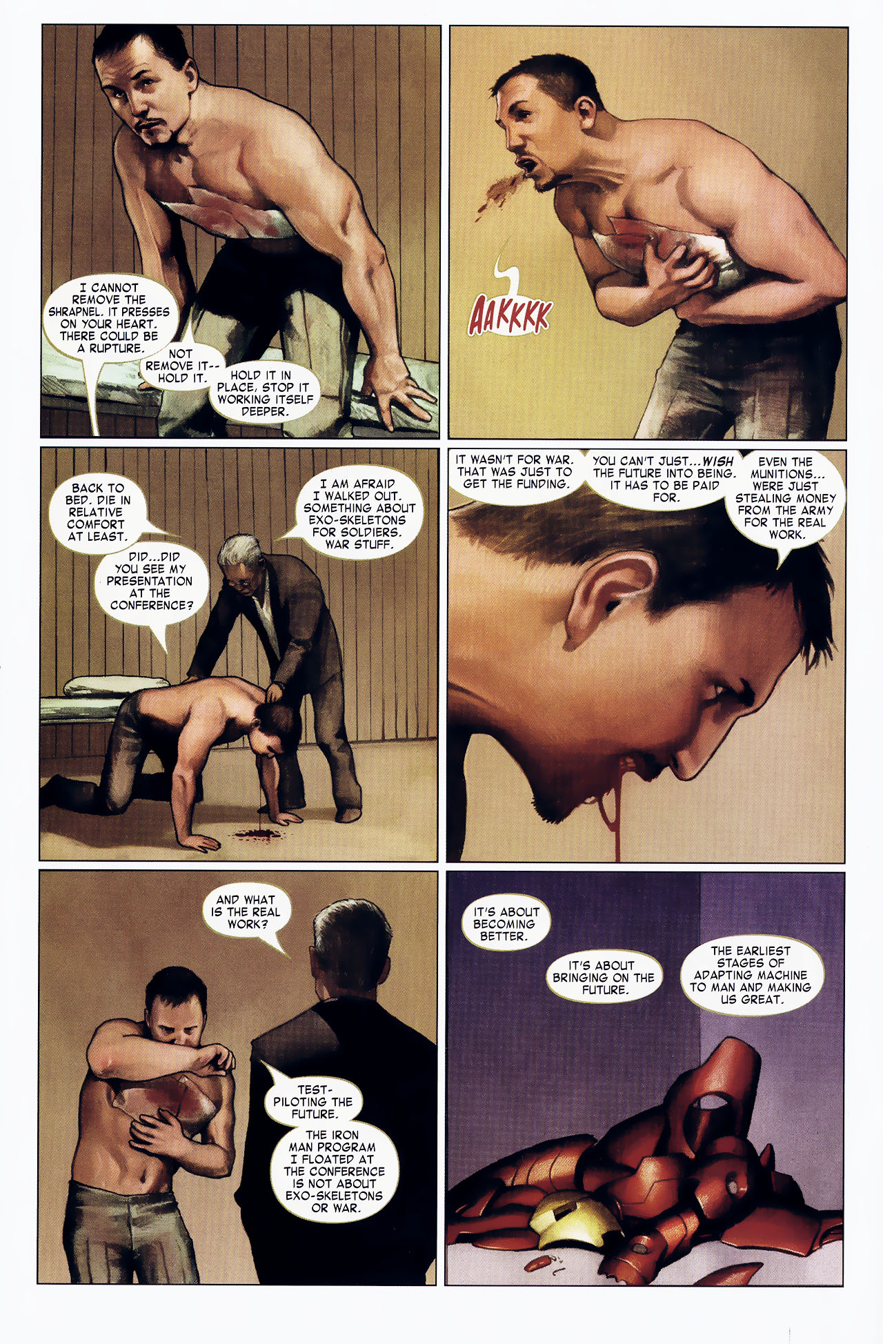 Read online Iron Man: Extremis Director's Cut comic -  Issue #5 - 6