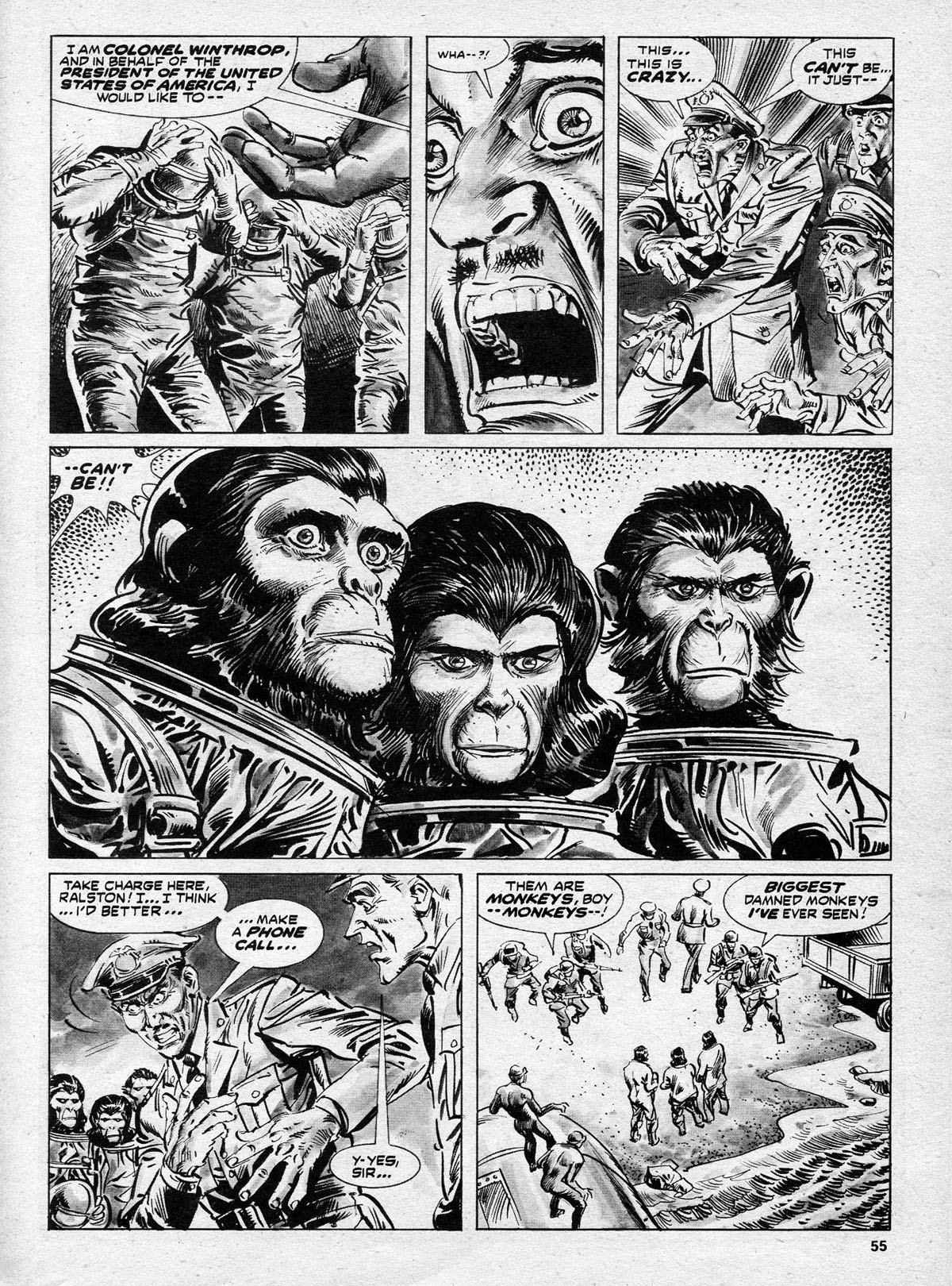 Read online Planet of the Apes comic -  Issue #12 - 55