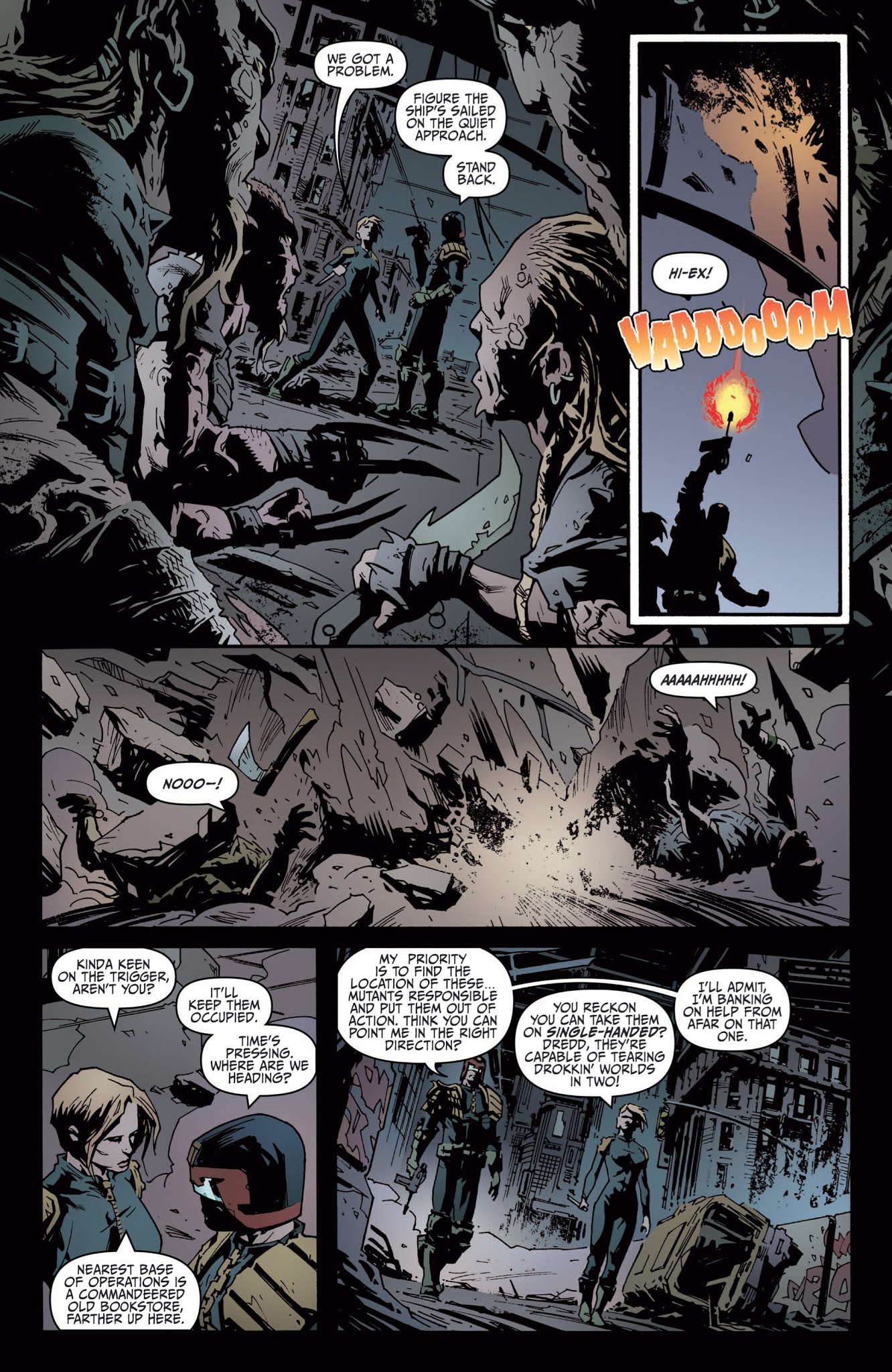 Read online Judge Dredd: Year One comic -  Issue #3 - 21