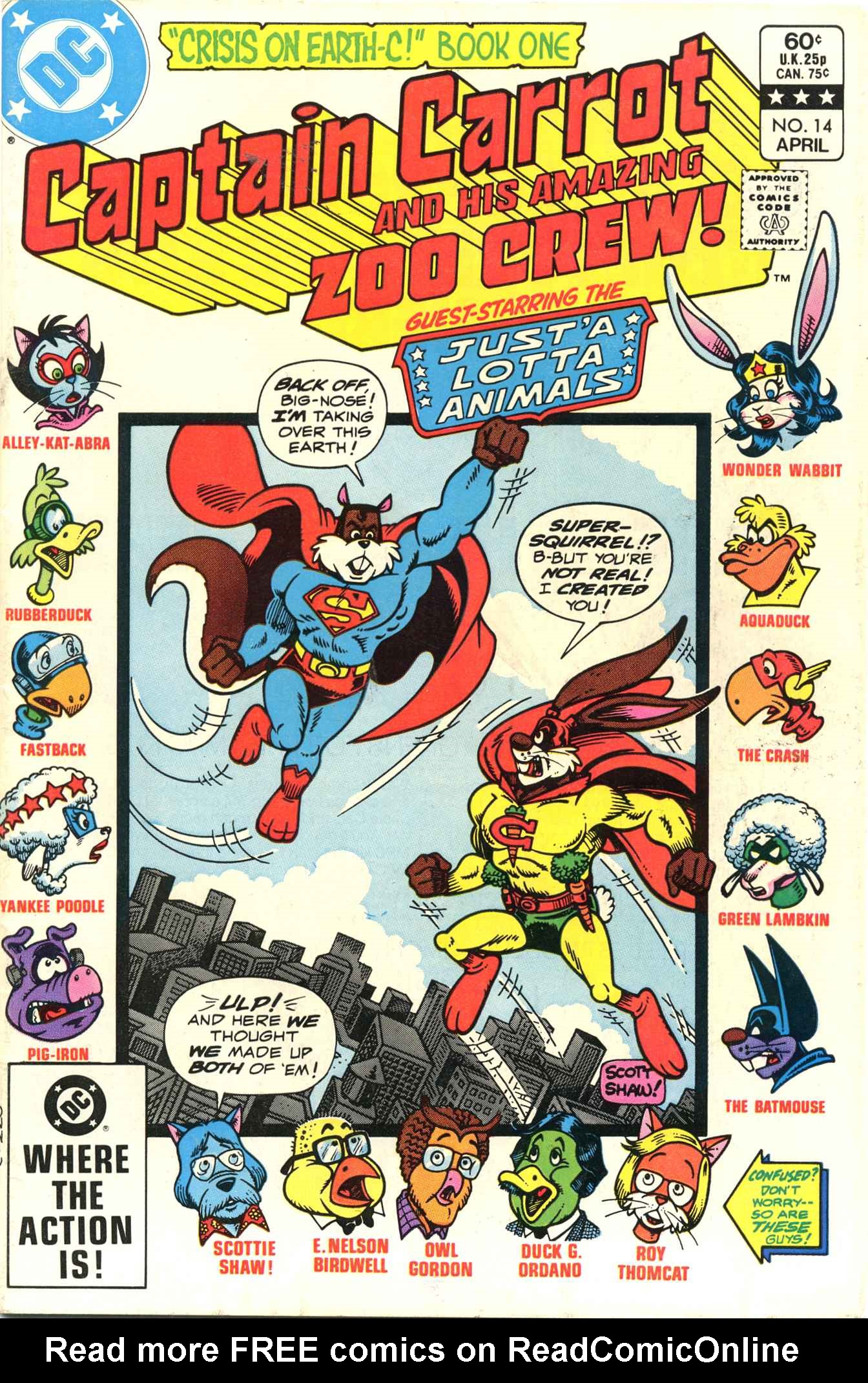 Read online Captain Carrot and His Amazing Zoo Crew! comic -  Issue #14 - 1