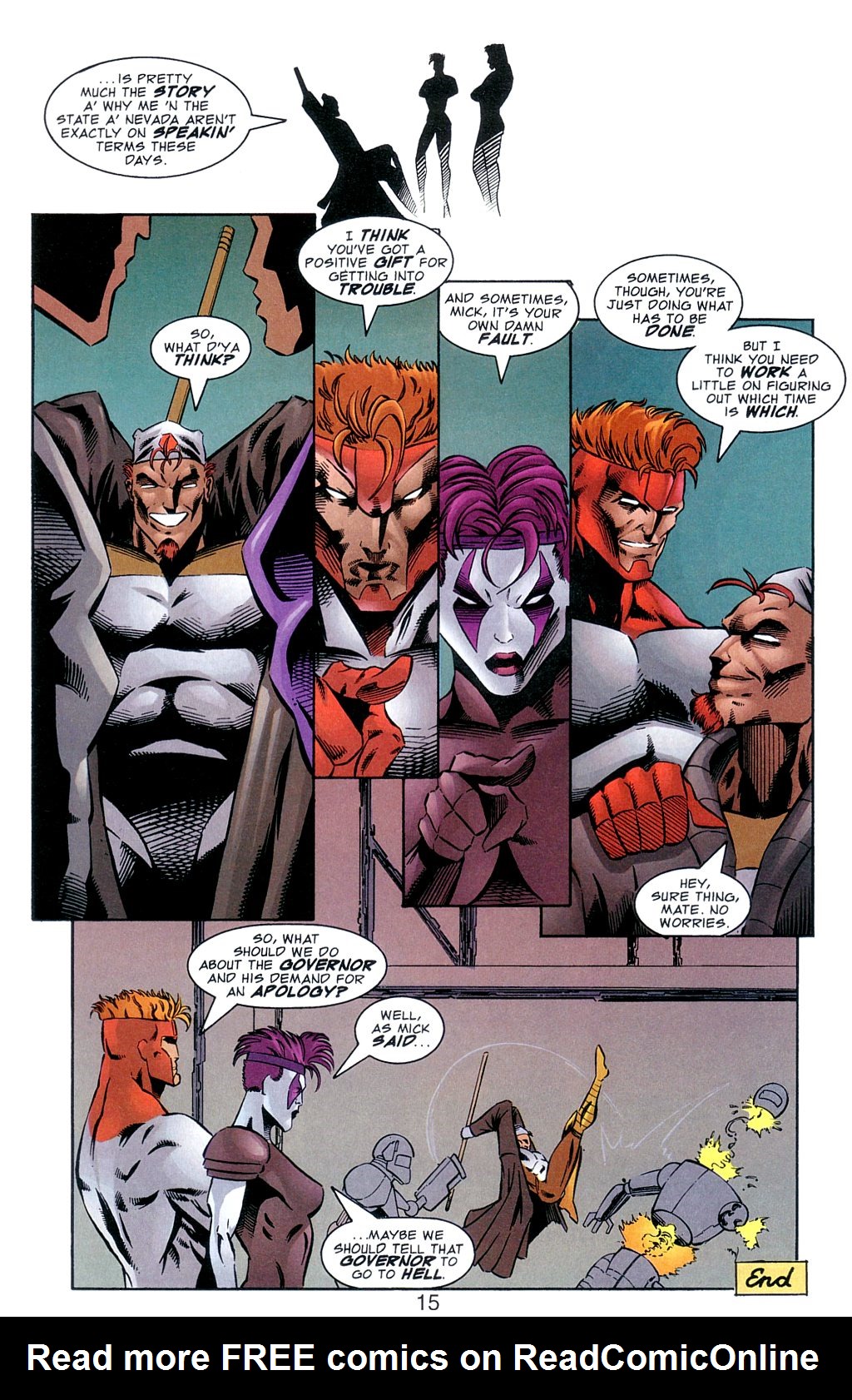 Read online Youngblood: Strikefile comic -  Issue #10 - 14