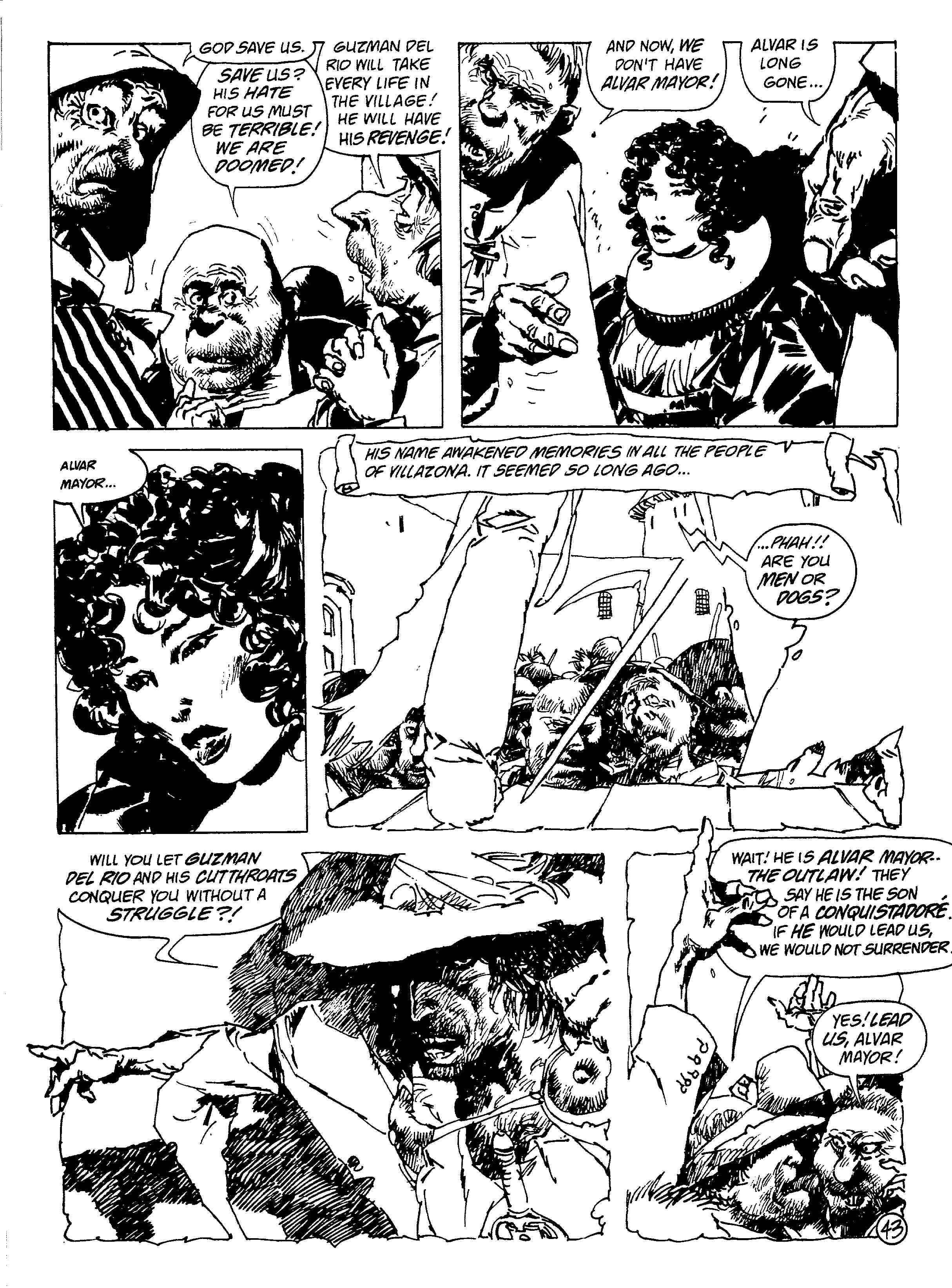 Read online Alvar Mayor: Death and Silver comic -  Issue # Full - 44