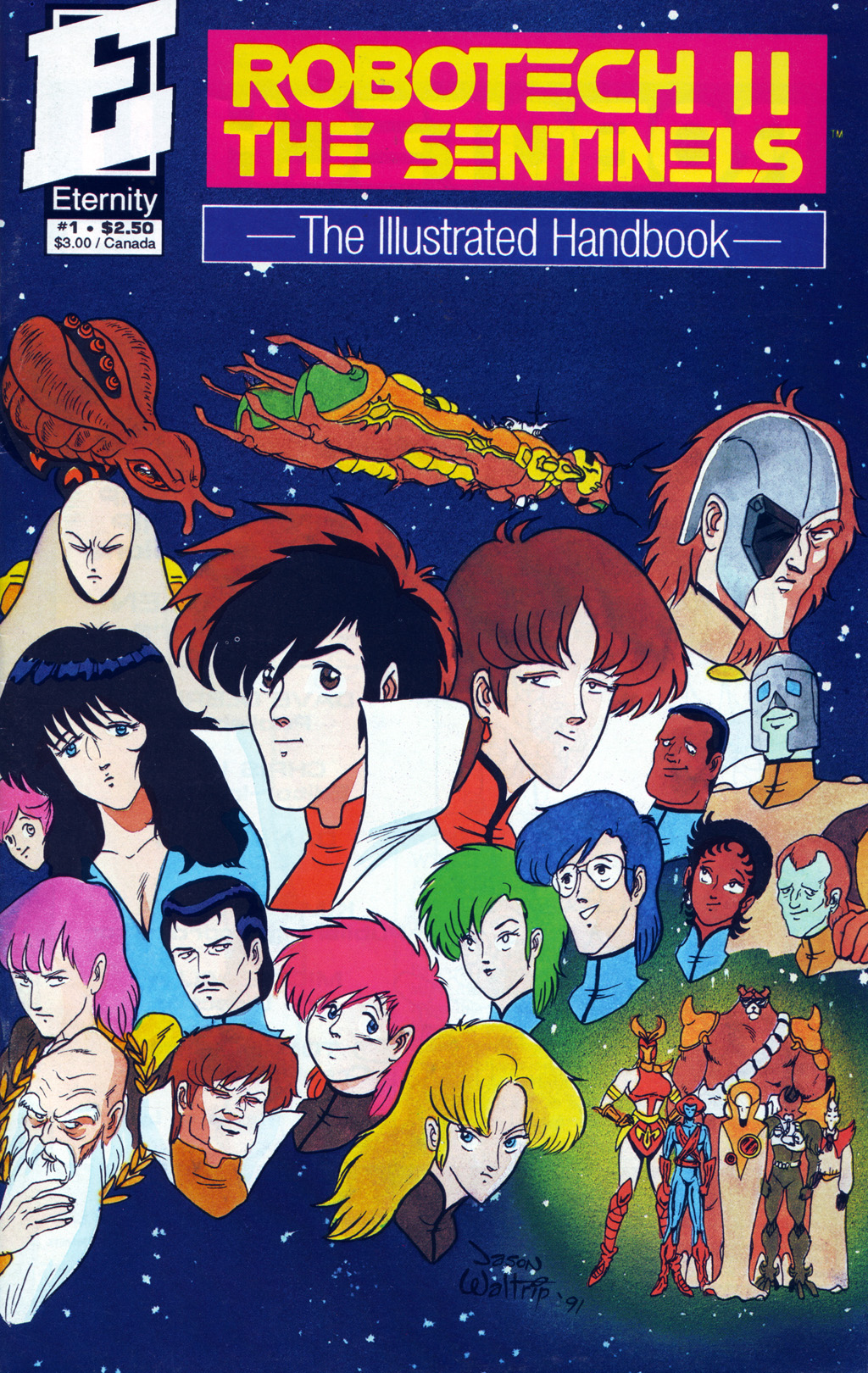 Read online Robotech II: The Sentinels comic -  Issue # _Handbook 1 - 1