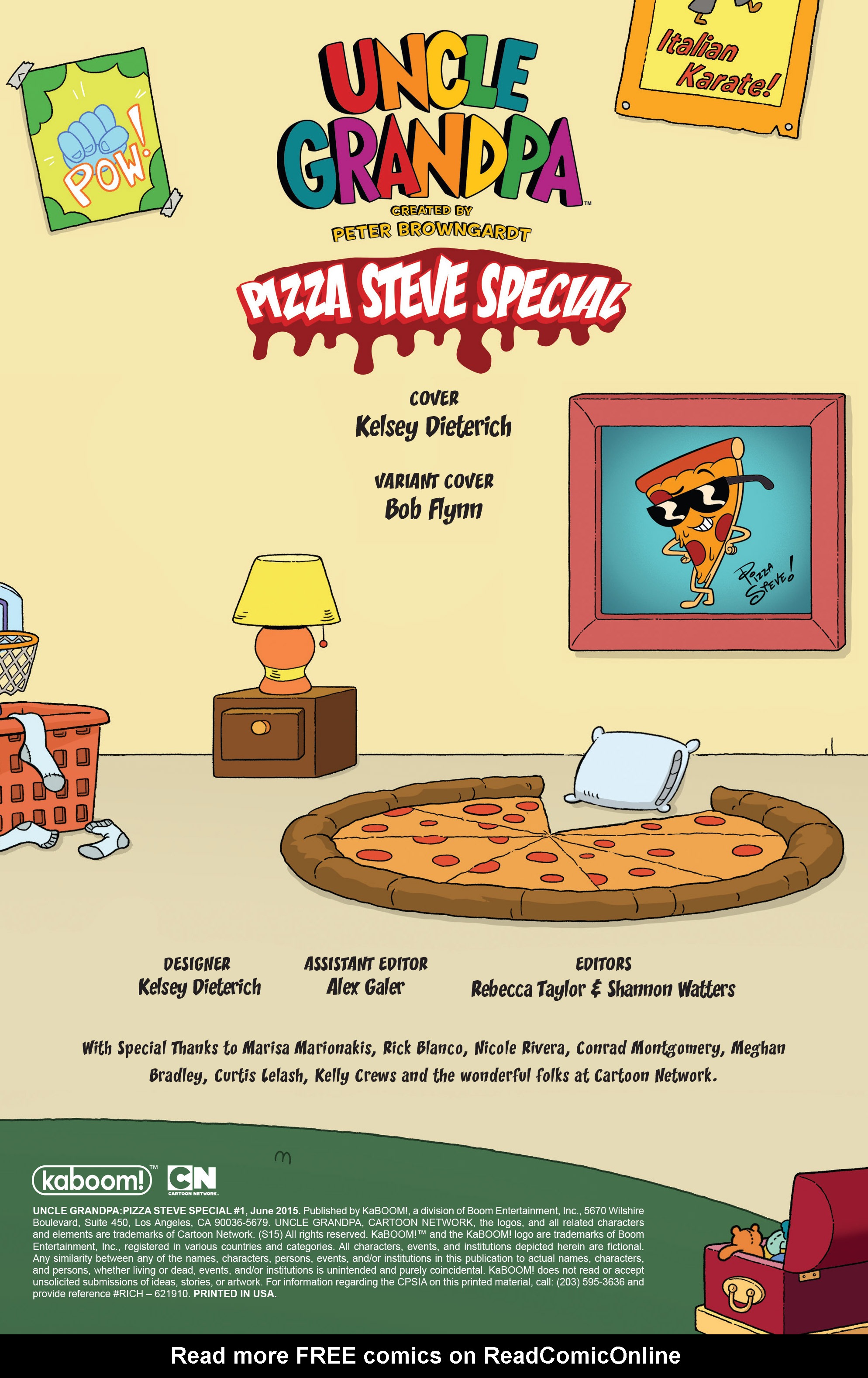Read online Uncle Grandpa: Pizza Steve Special comic -  Issue # Full - 2