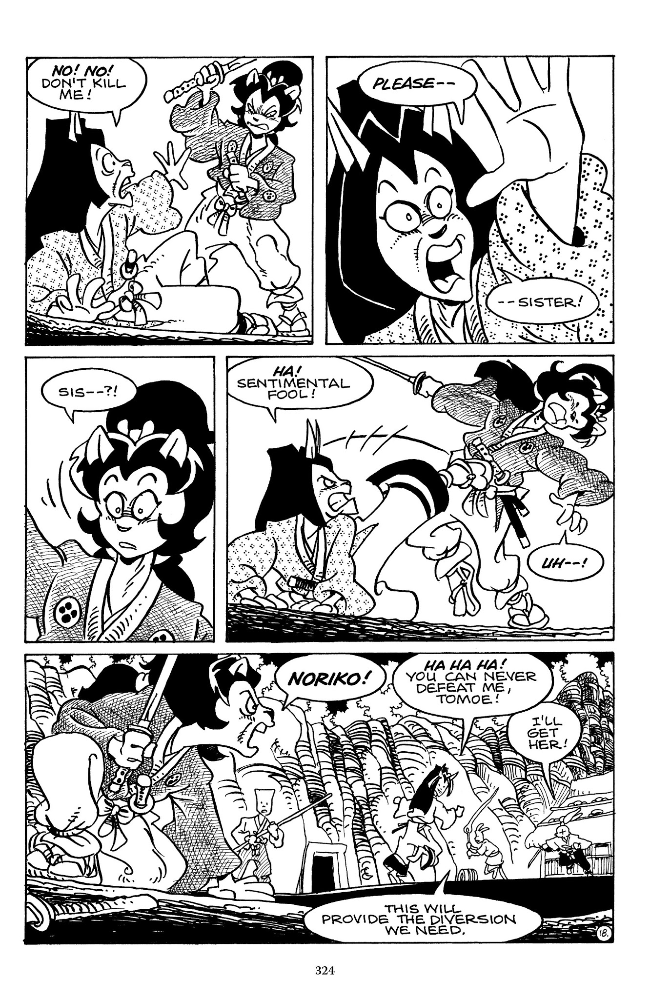 Read online The Usagi Yojimbo Saga comic -  Issue # TPB 5 - 320