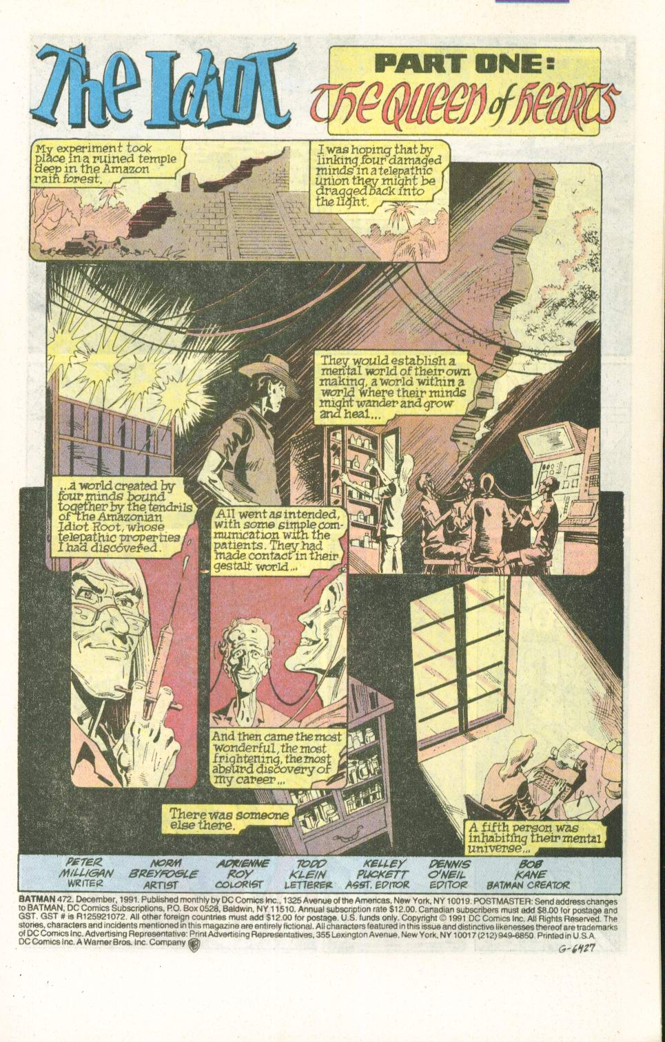 Read online Batman (1940) comic -  Issue #472 - 2